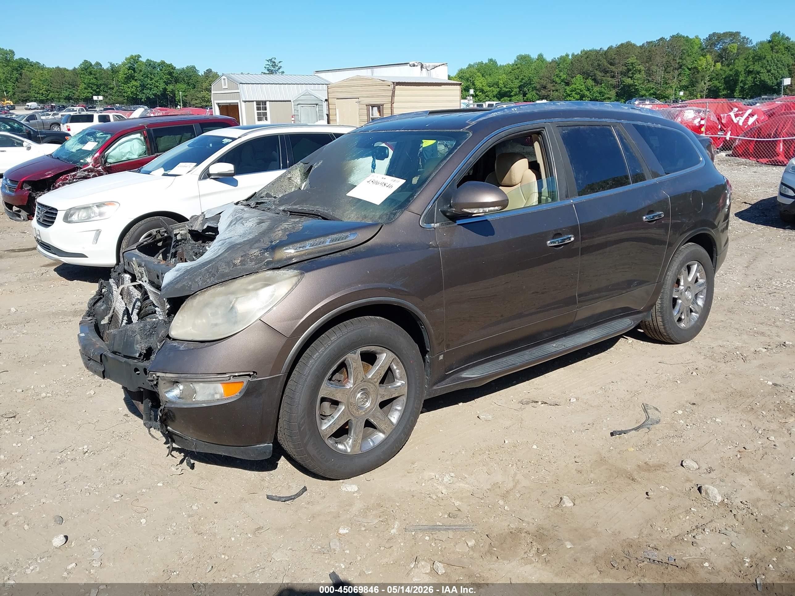 2008 Buick Enclave Cxl Gray vin: 5GAEV23748J112884