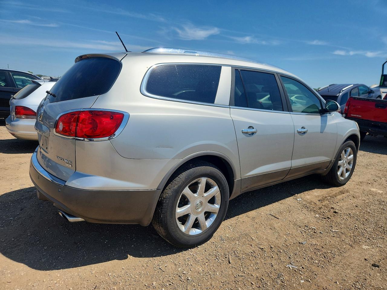 2008 Buick Enclave Cxl Silver vin: 5GAEV23748J185415