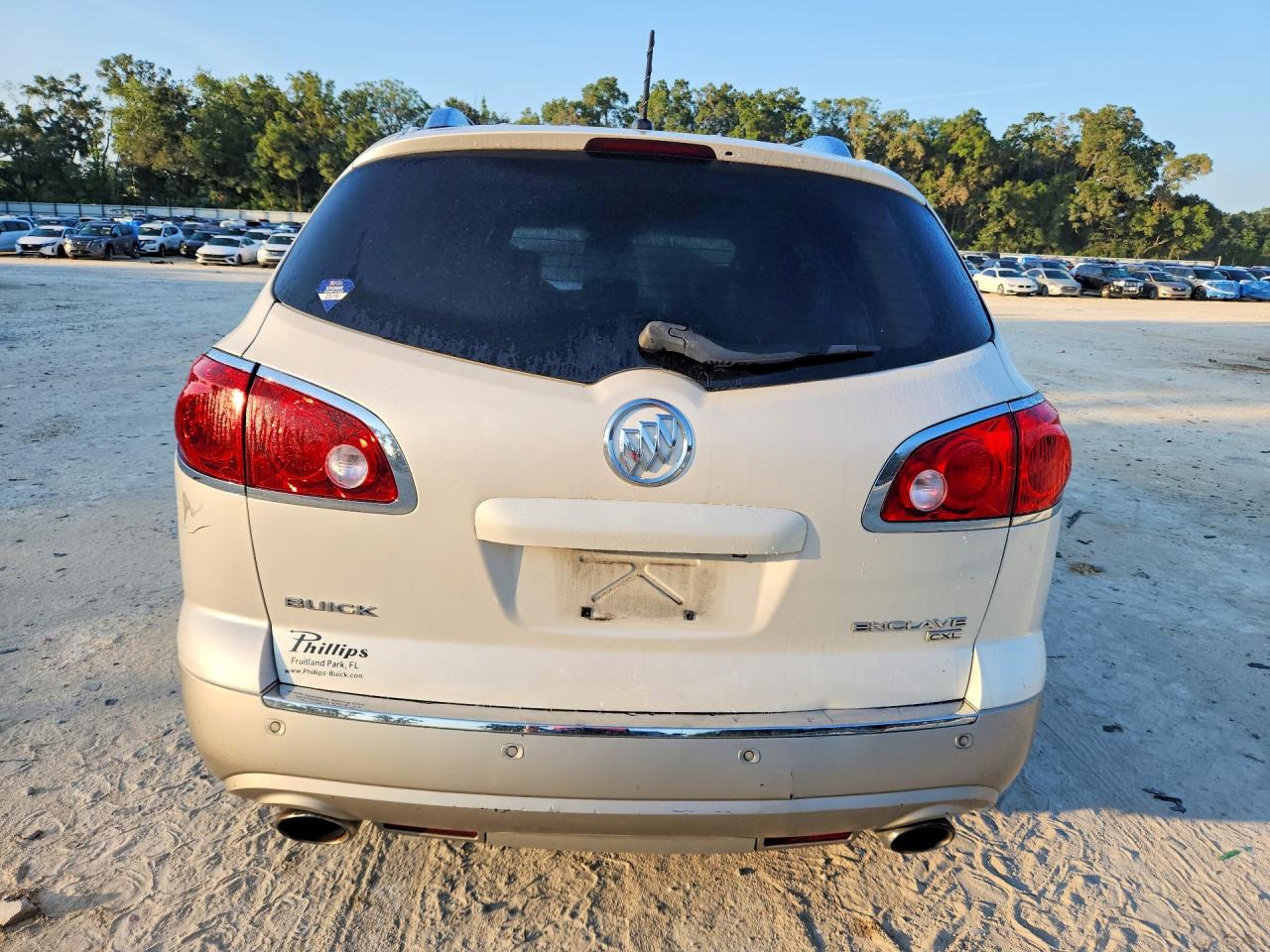 2008 Buick Enclave Cxl White vin: 5GAEV23748J201158