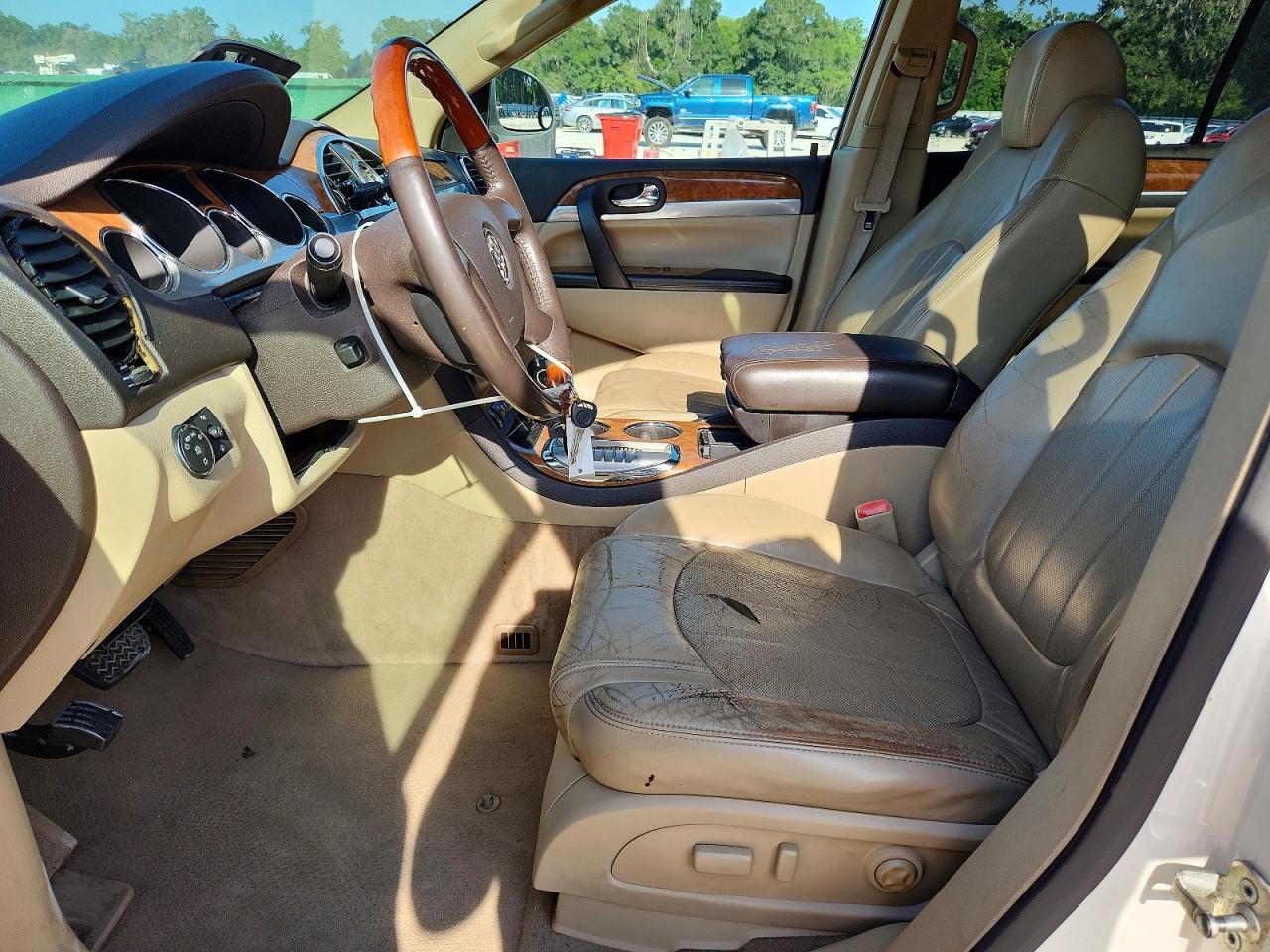 2008 Buick Enclave Cxl White vin: 5GAEV23748J201158