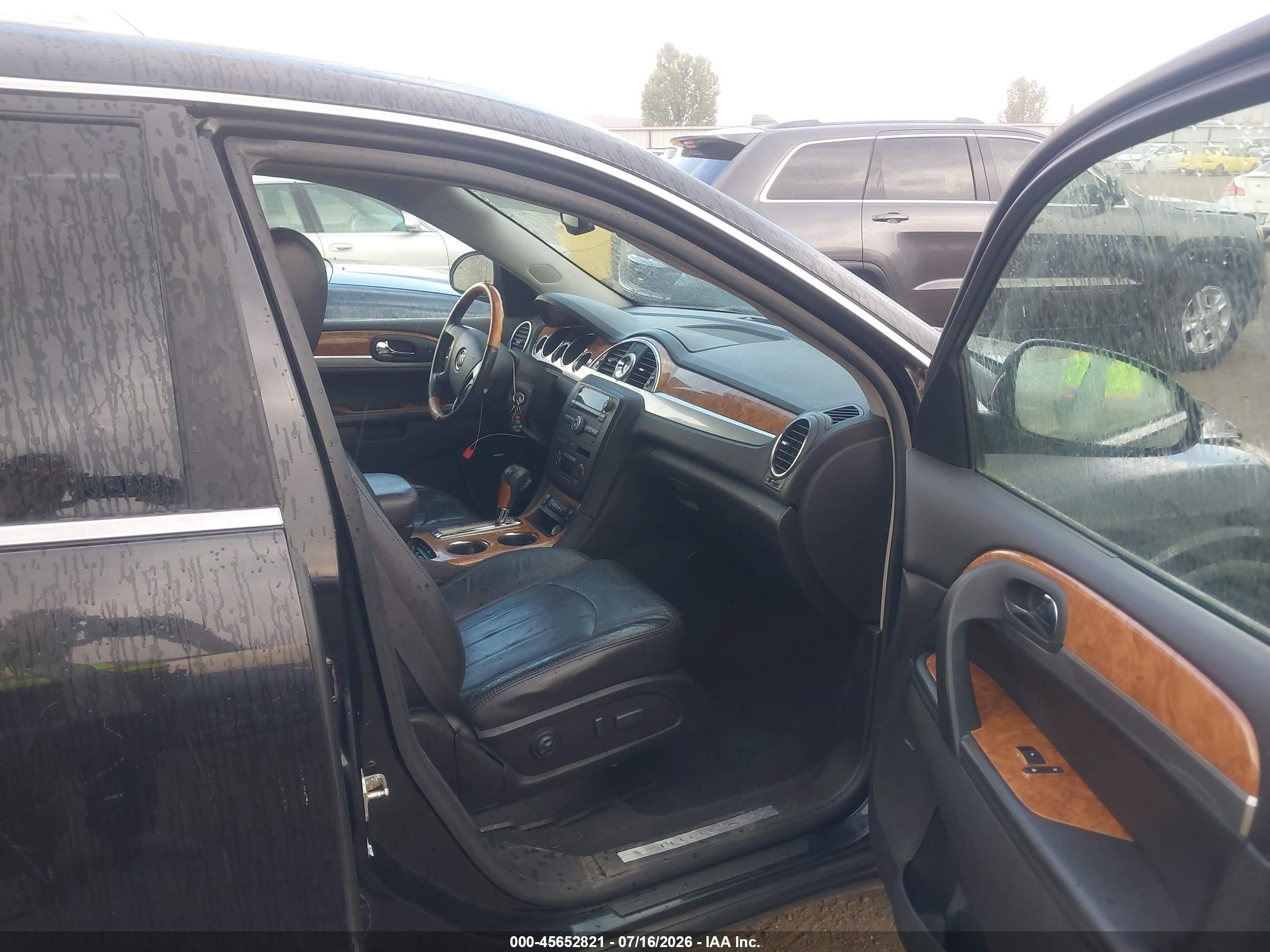 2008 Buick Enclave Cxl Black vin: 5GAEV23748J235391