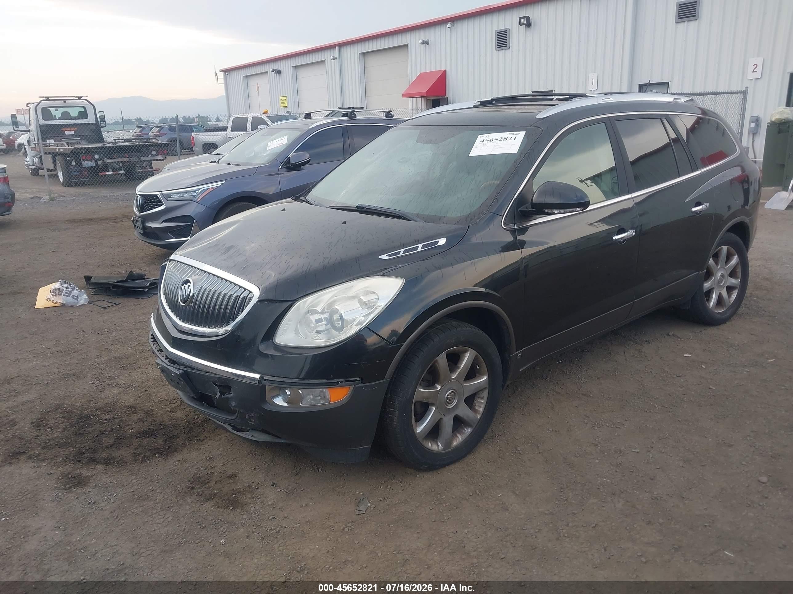 2008 Buick Enclave Cxl Black vin: 5GAEV23748J235391
