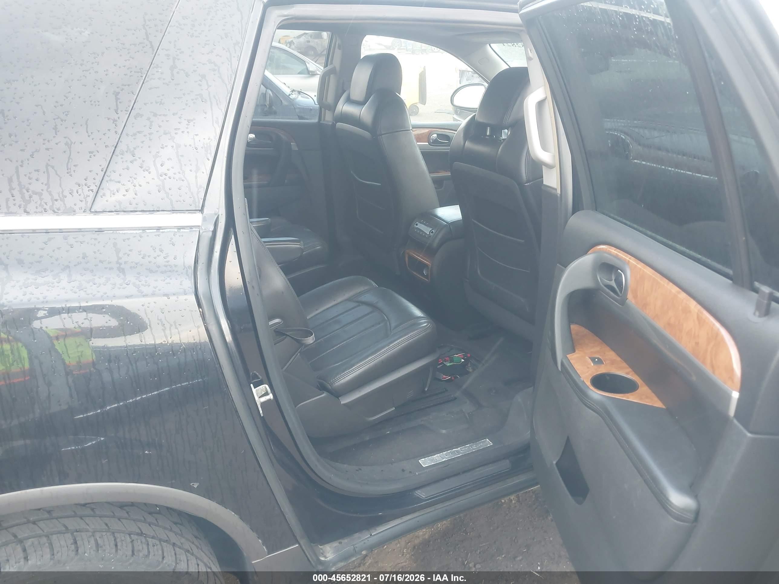 2008 Buick Enclave Cxl Black vin: 5GAEV23748J235391