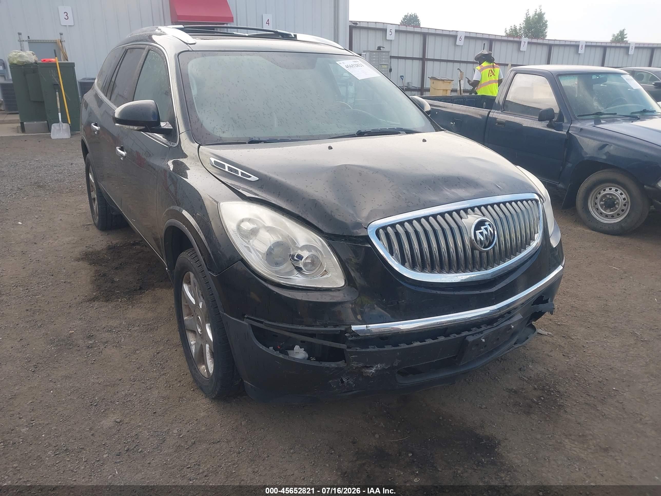 2008 Buick Enclave Cxl Black vin: 5GAEV23748J235391