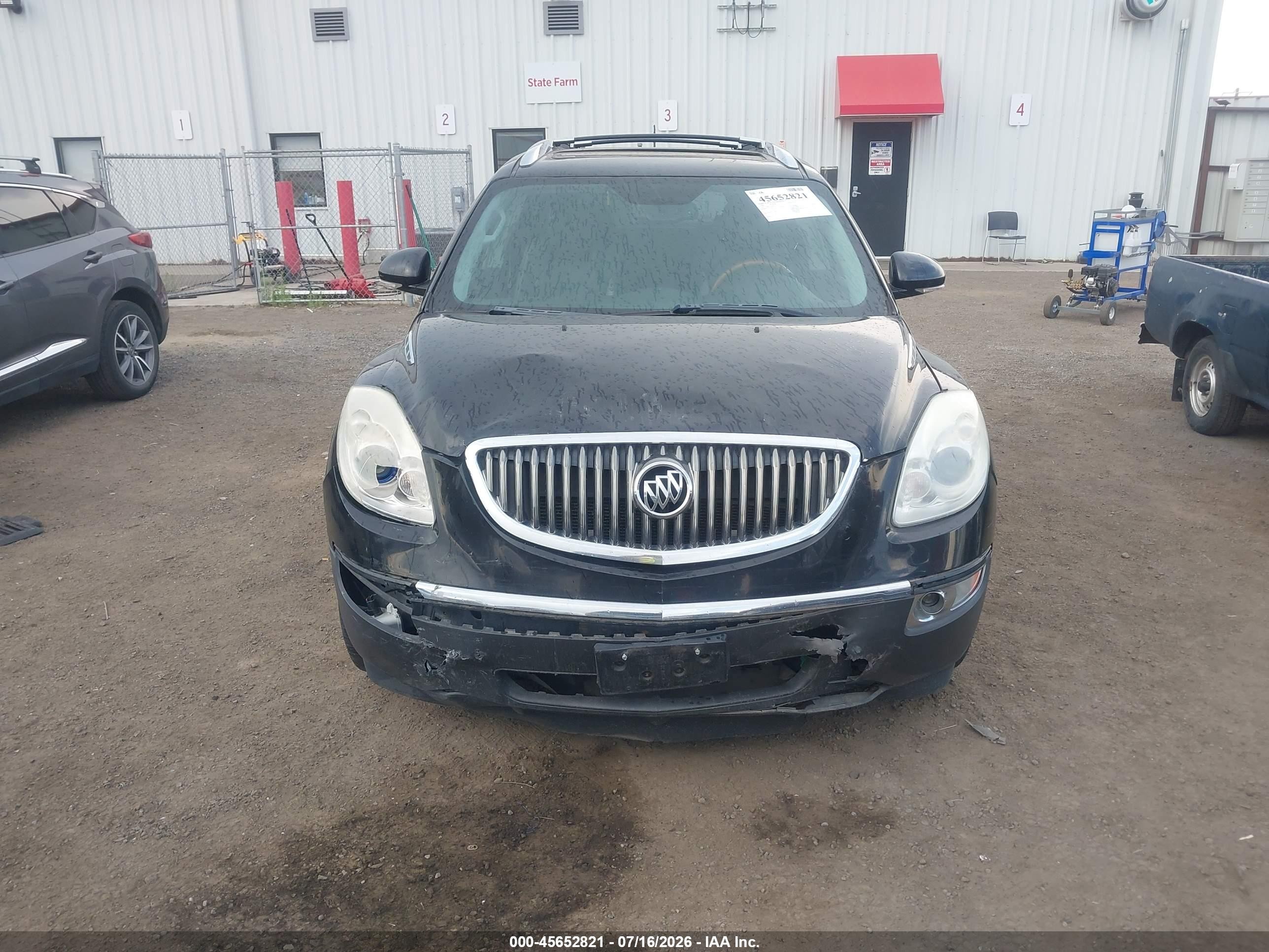 2008 Buick Enclave Cxl Black vin: 5GAEV23748J235391