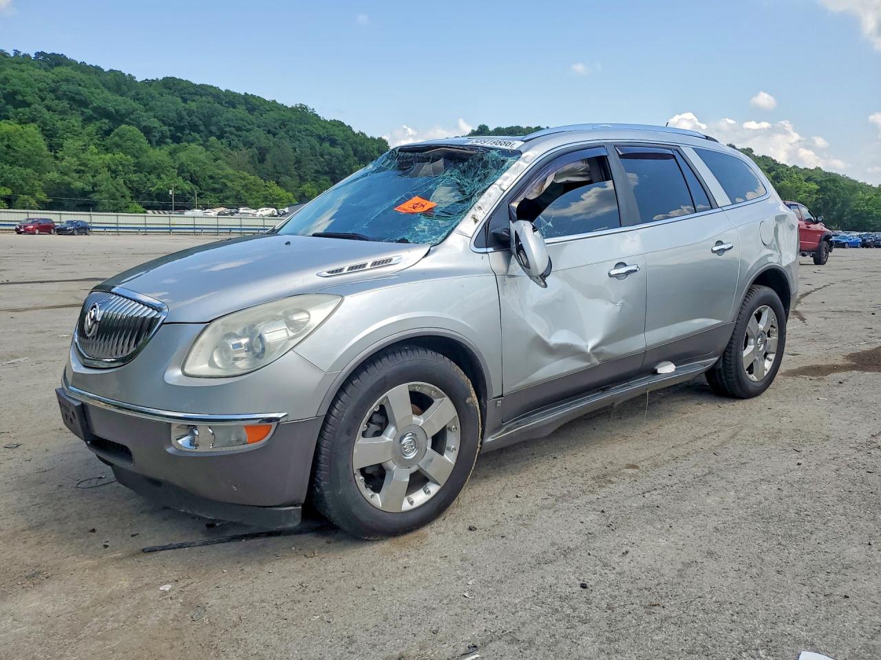 2008 Buick Enclave Cxl Silver vin: 5GAEV23748J235696