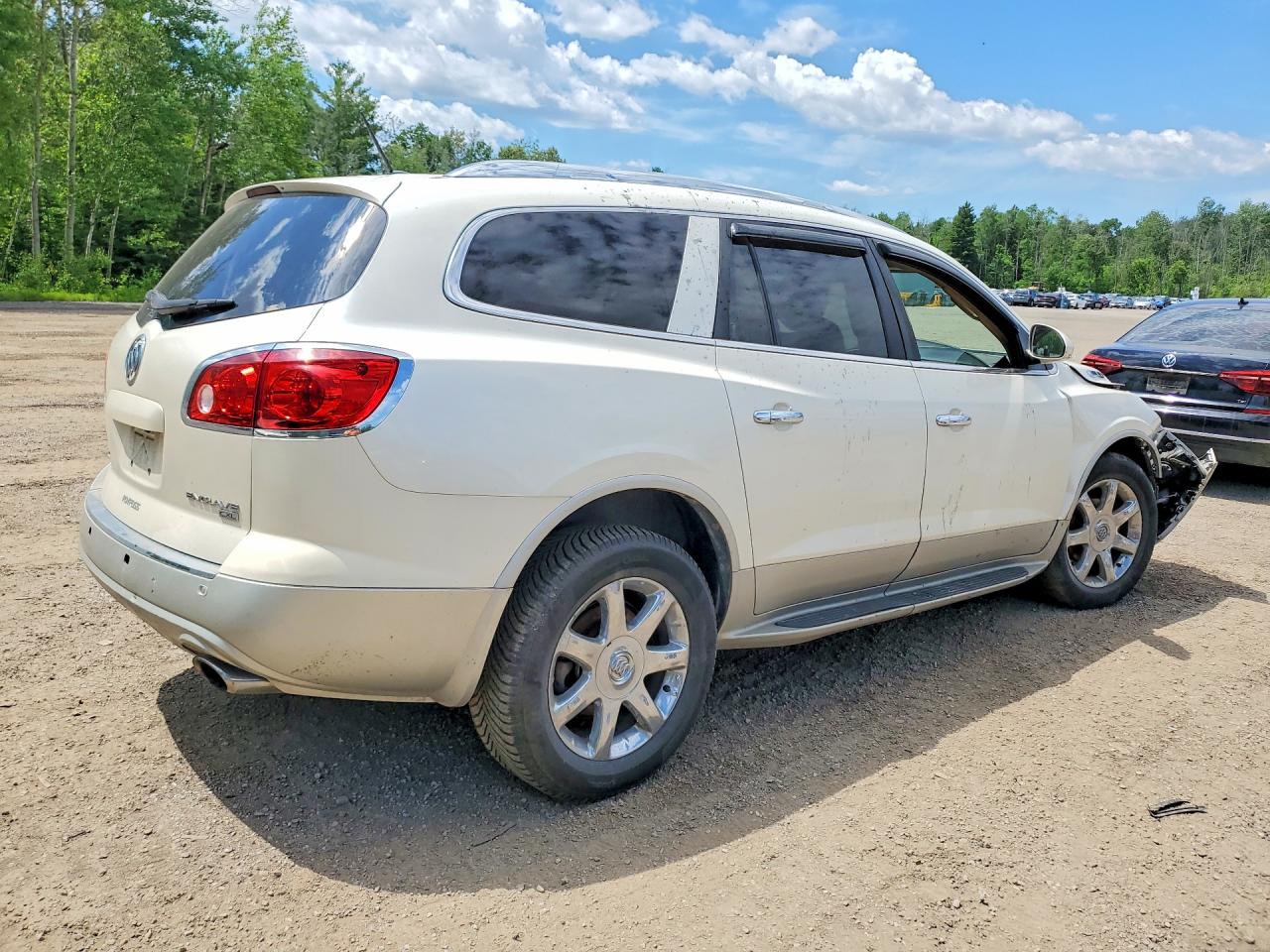 2008 Buick Enclave Cxl White vin: 5GAEV23748J265894