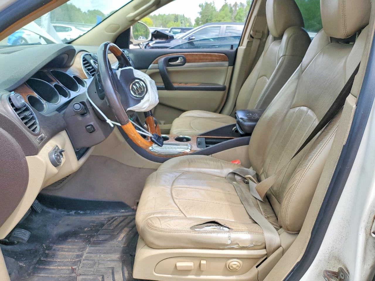 2008 Buick Enclave Cxl White vin: 5GAEV23748J265894