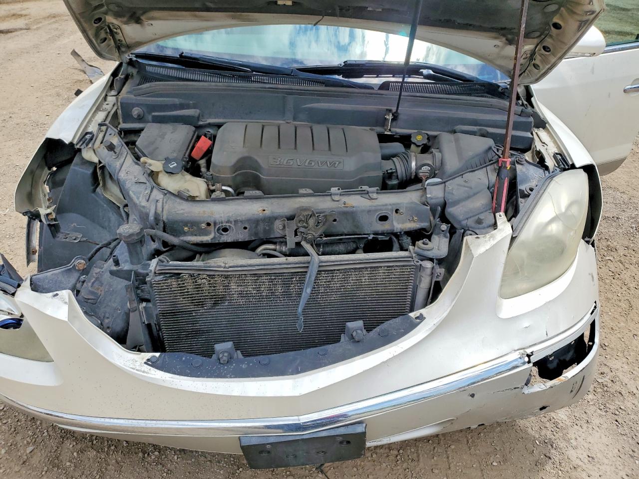 2008 Buick Enclave Cxl White vin: 5GAEV23748J265894