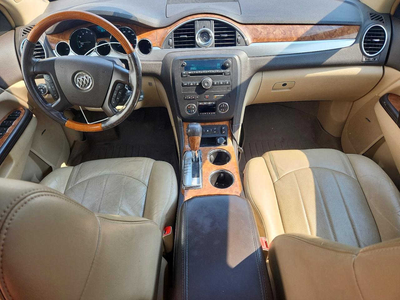 2008 Buick Enclave Cxl Brown vin: 5GAEV23758J127054