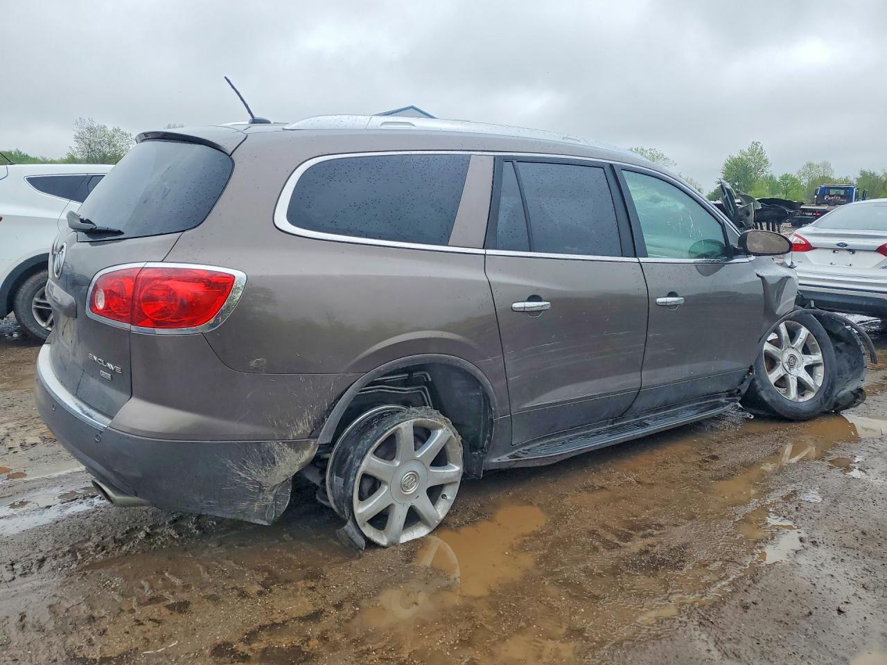2008 Buick Enclave Cxl Brown vin: 5GAEV23758J141231