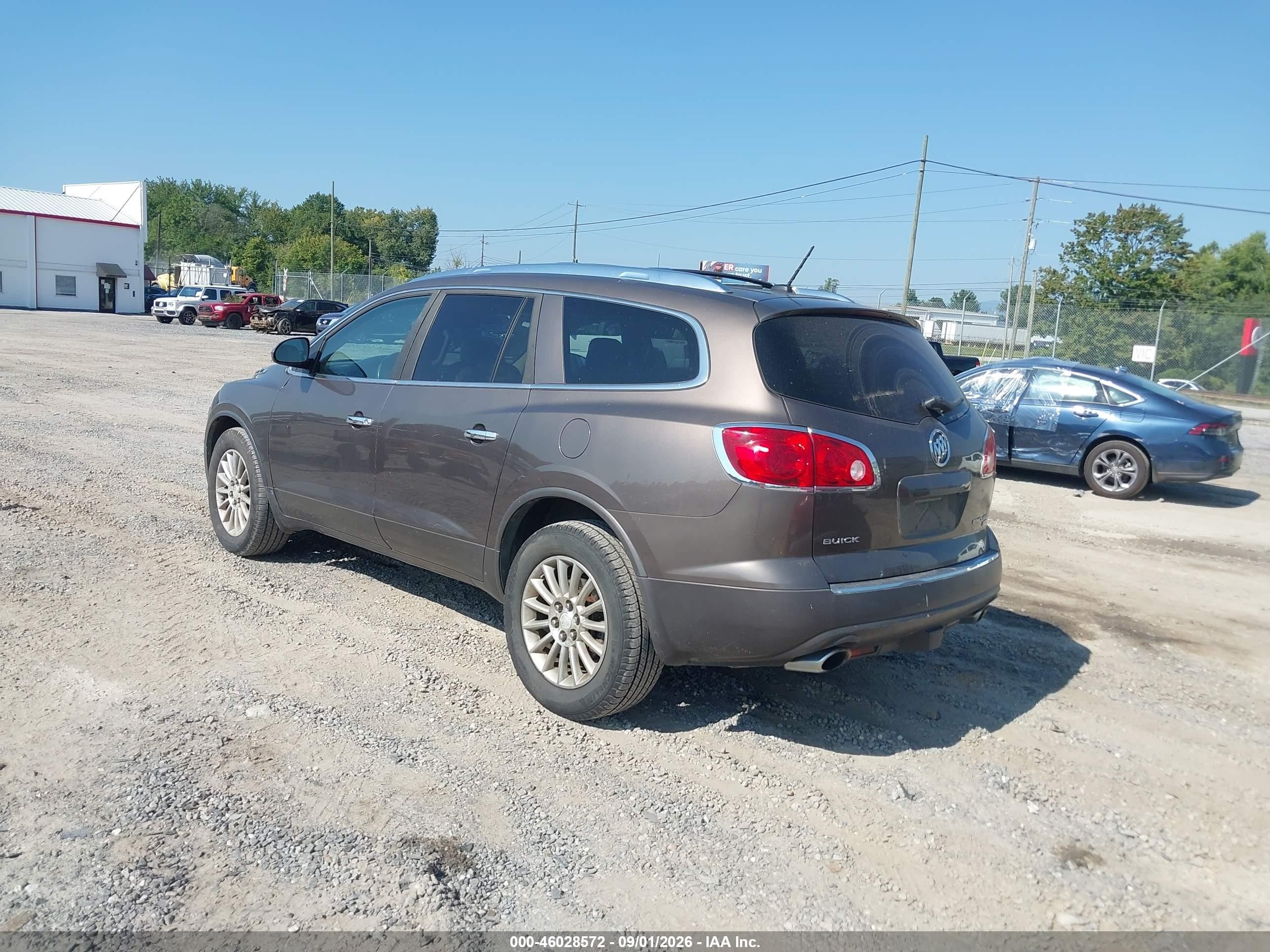 2008 Buick Enclave Cxl Brown vin: 5GAEV23758J171524