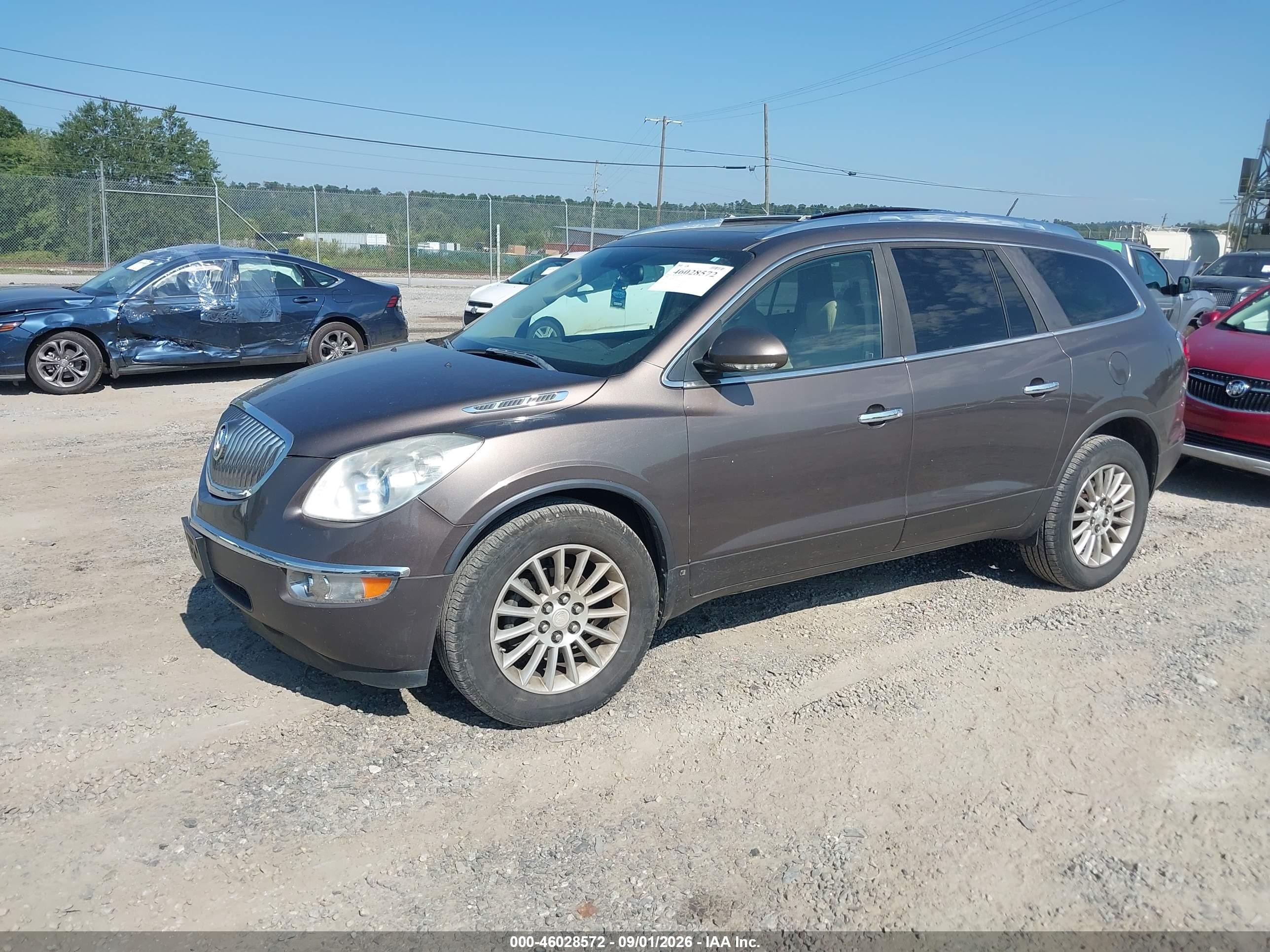 2008 Buick Enclave Cxl Brown vin: 5GAEV23758J171524