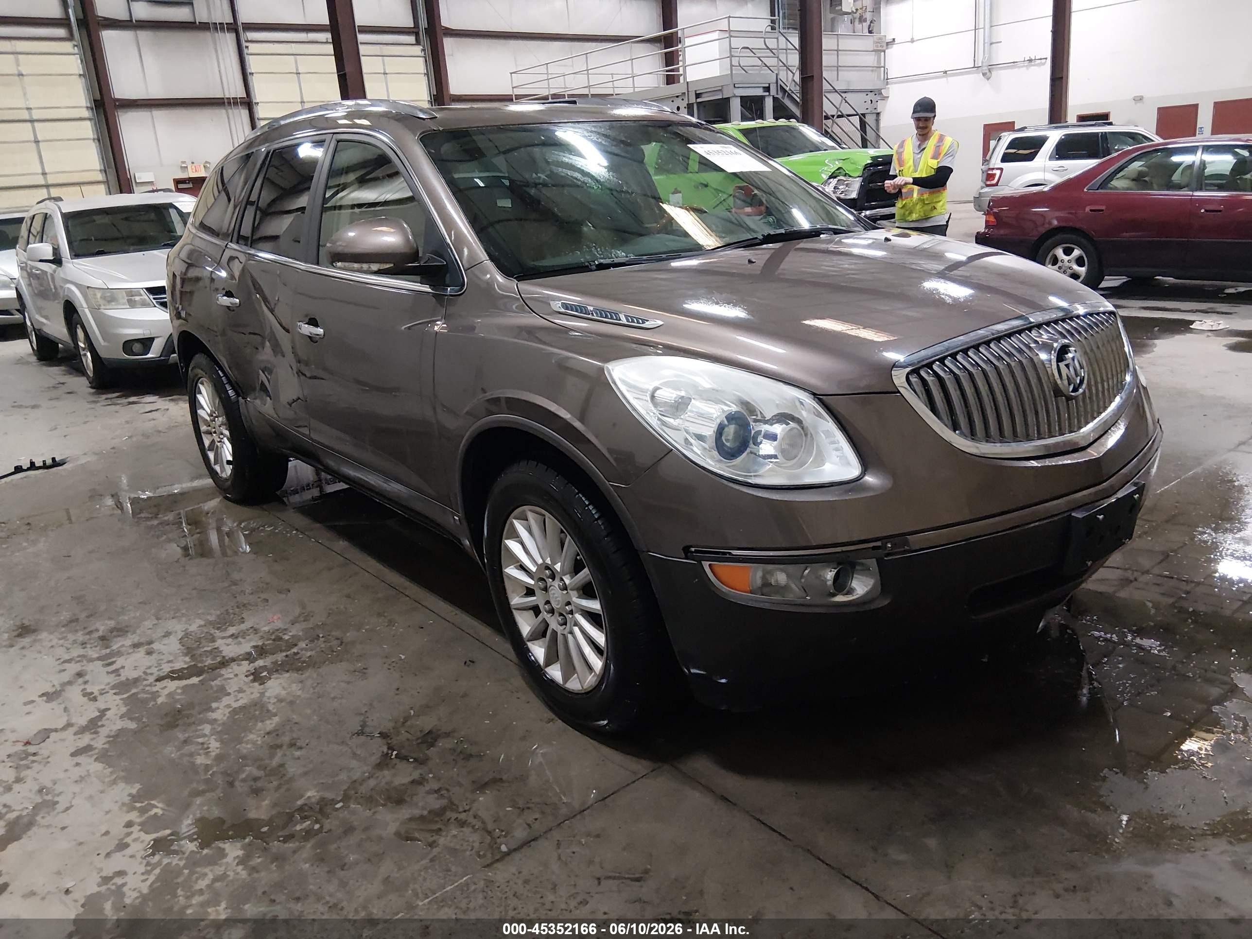 2008 Buick Enclave Cxl Brown vin: 5GAEV23758J211861