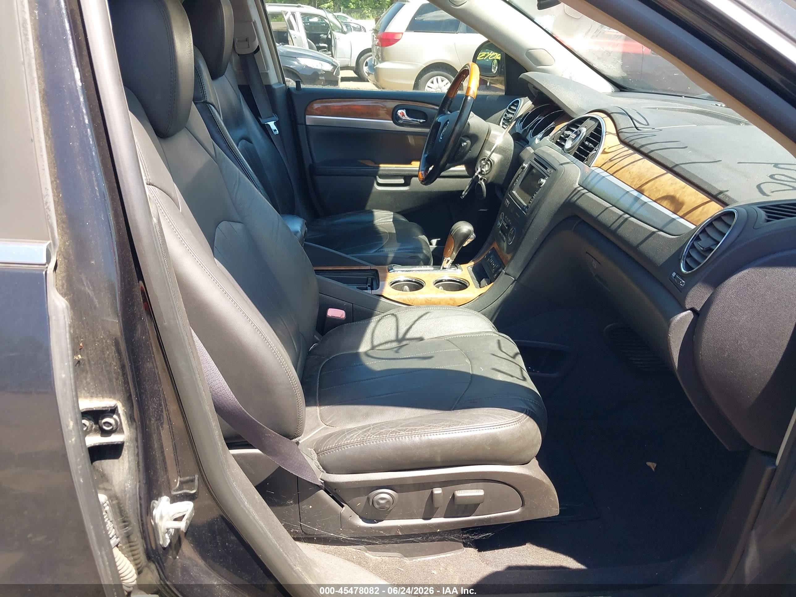 2008 Buick Enclave Cxl Black vin: 5GAEV23758J270635