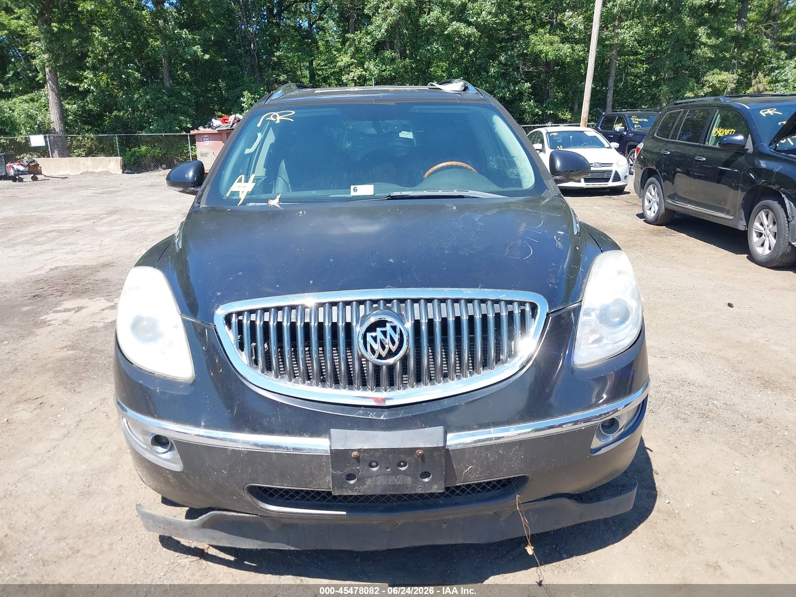 2008 Buick Enclave Cxl Black vin: 5GAEV23758J270635