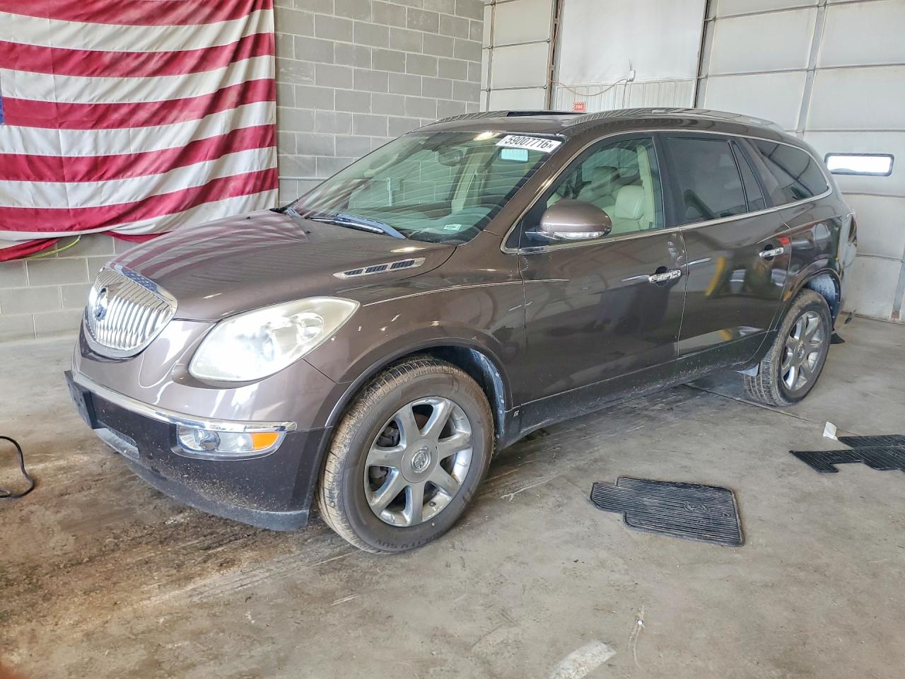 2008 Buick Enclave Brown vin: 5GAEV23768J102289