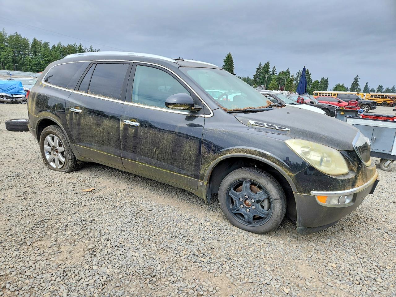 2008 Buick Enclave Cxl Black vin: 5GAEV23768J126480