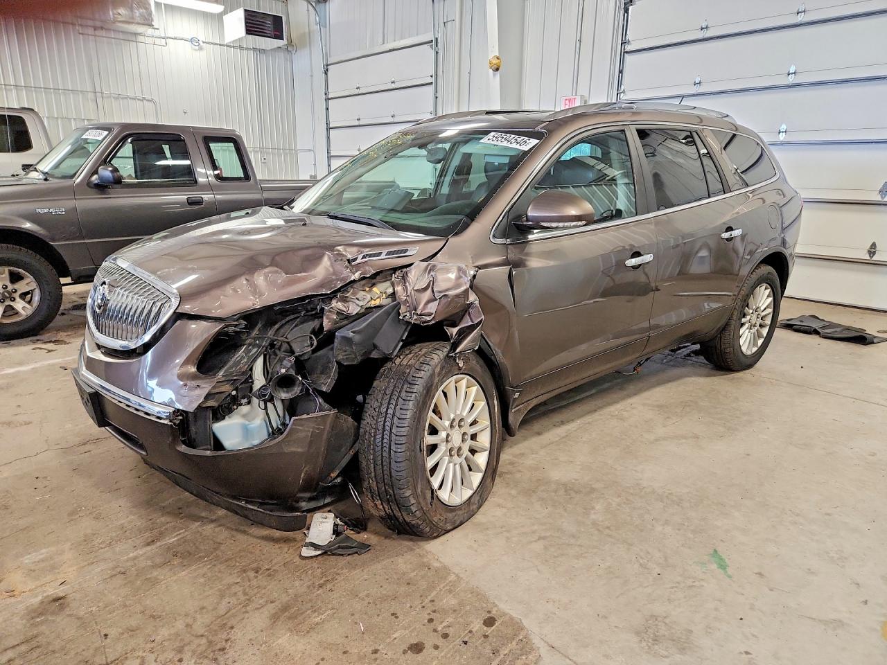 2008 Buick Enclave Cxl Brown vin: 5GAEV23778J104097