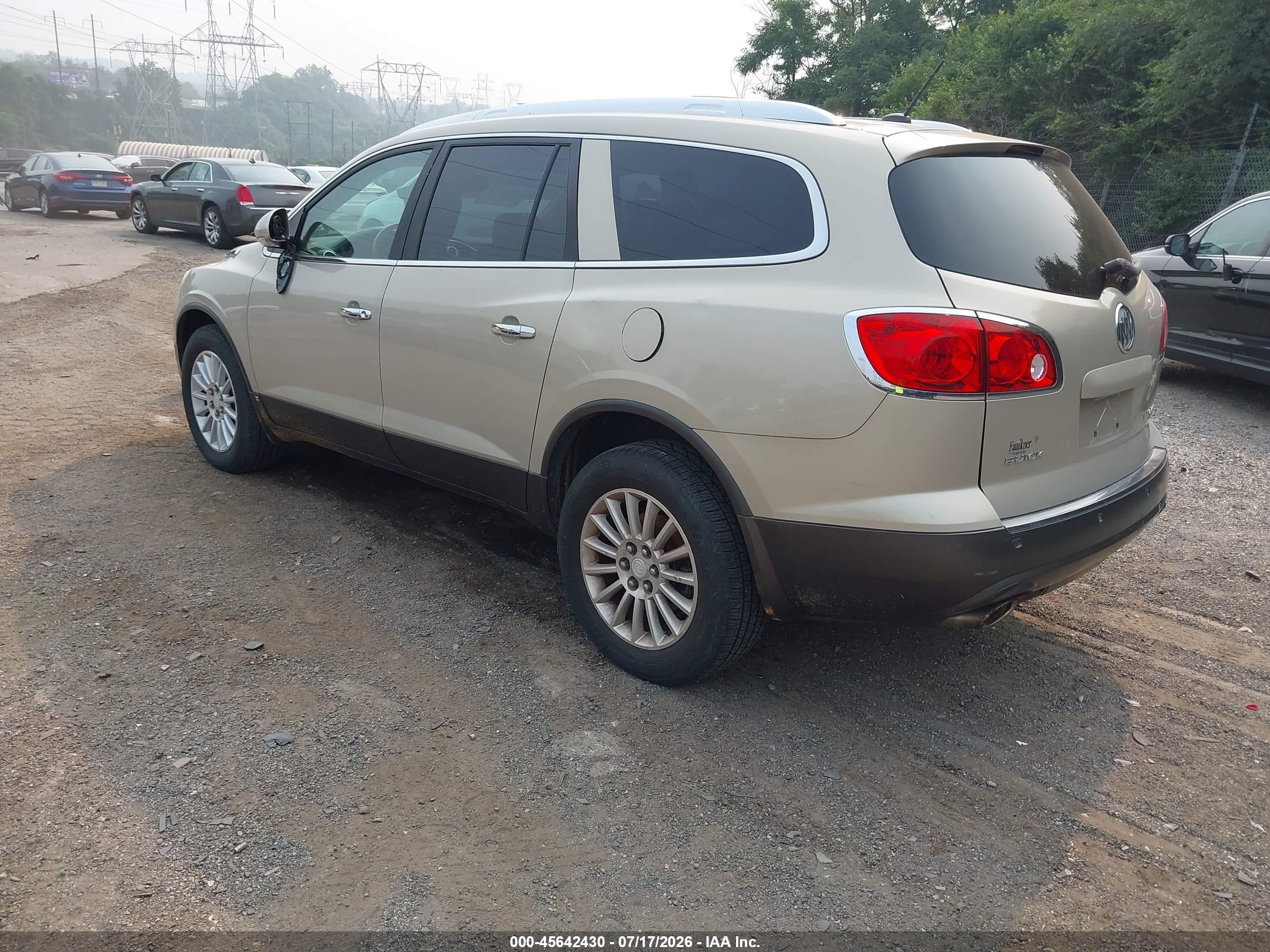 2008 Buick Enclave Cxl Tan vin: 5GAEV23778J140789