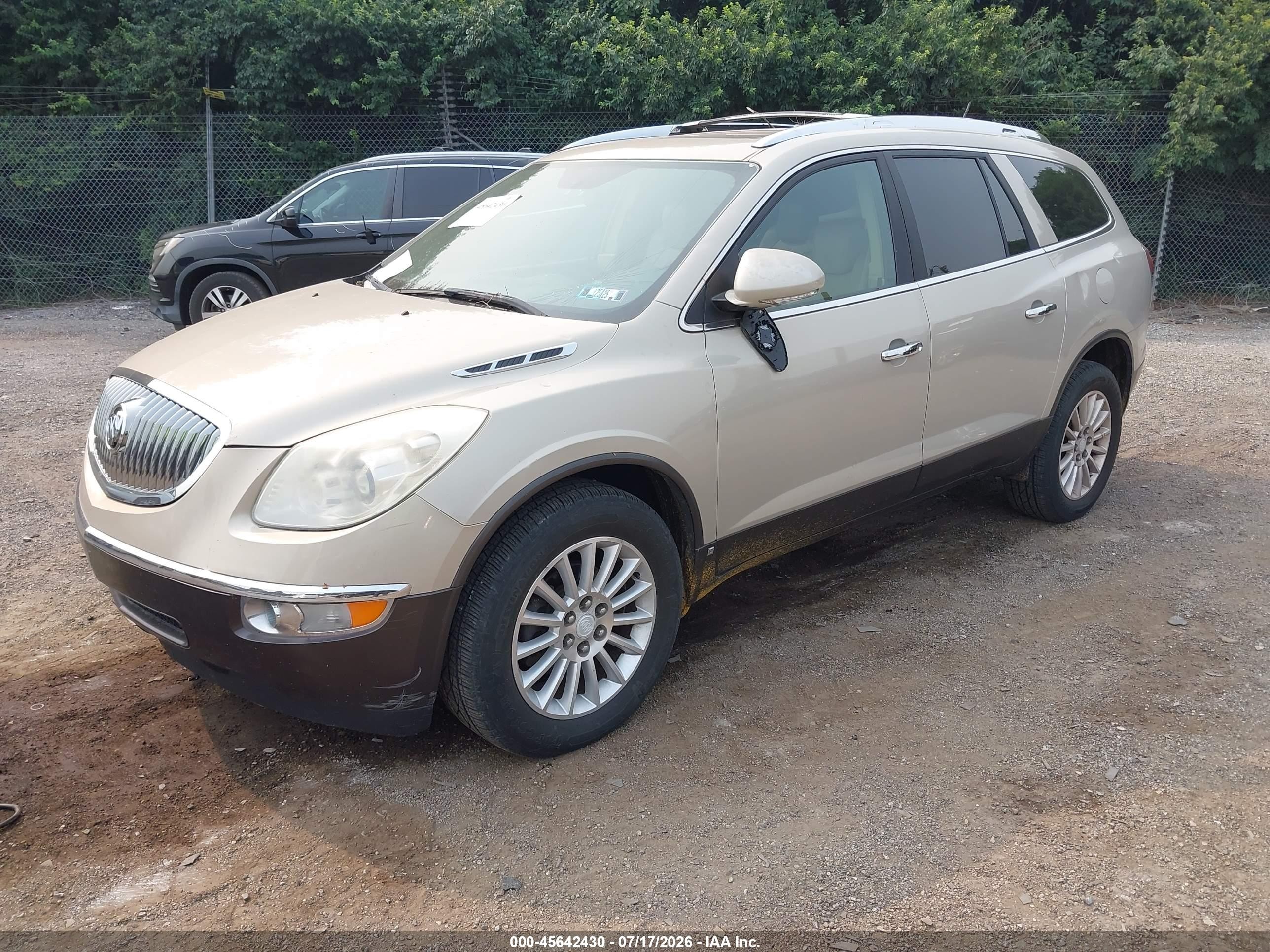 2008 Buick Enclave Cxl Tan vin: 5GAEV23778J140789