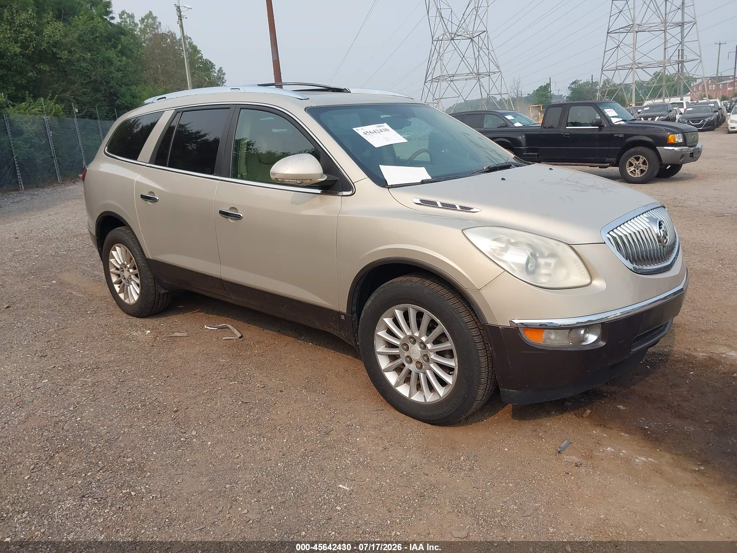 2008 Buick Enclave Cxl Tan vin: 5GAEV23778J140789