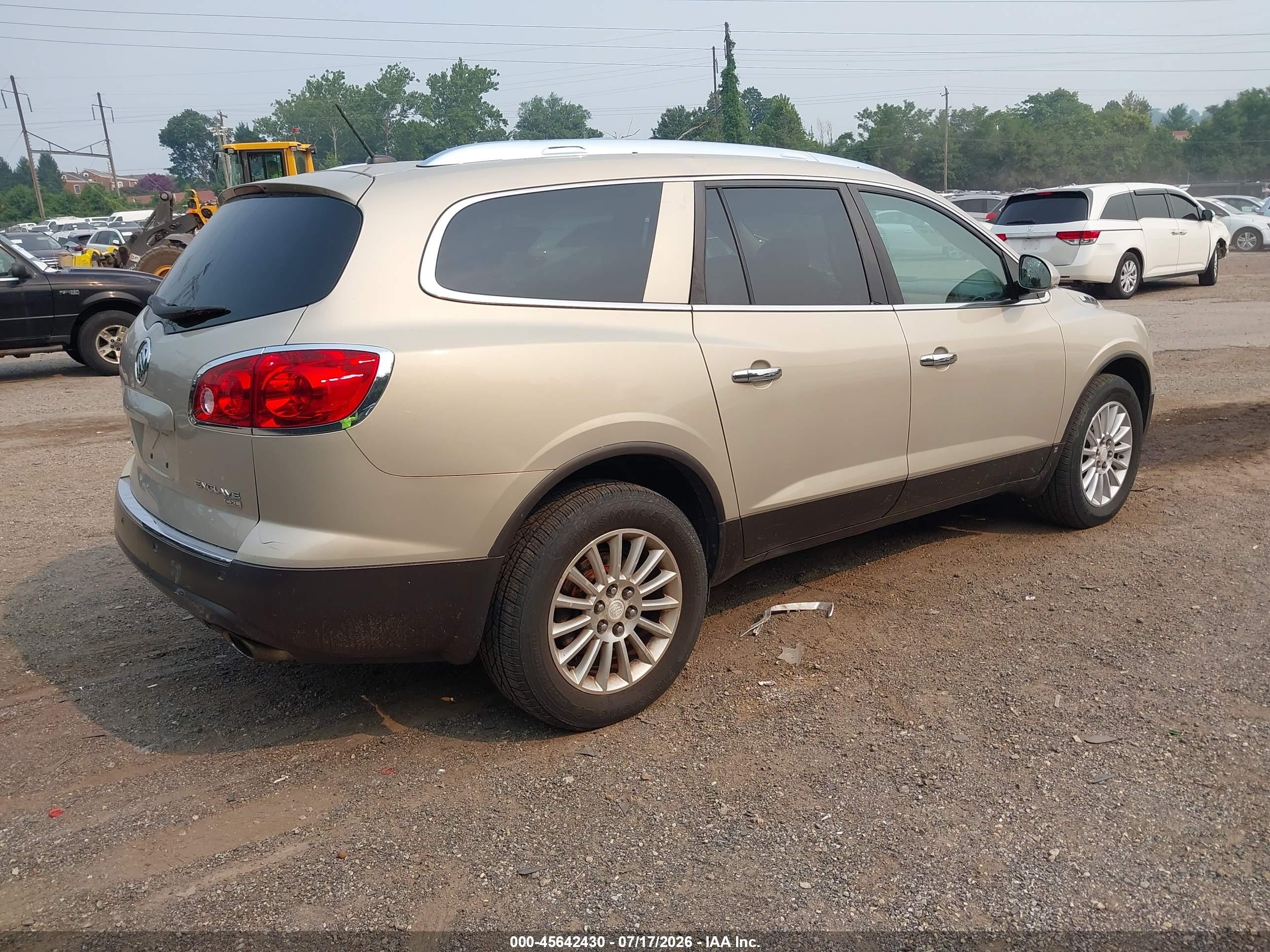 2008 Buick Enclave Cxl Tan vin: 5GAEV23778J140789