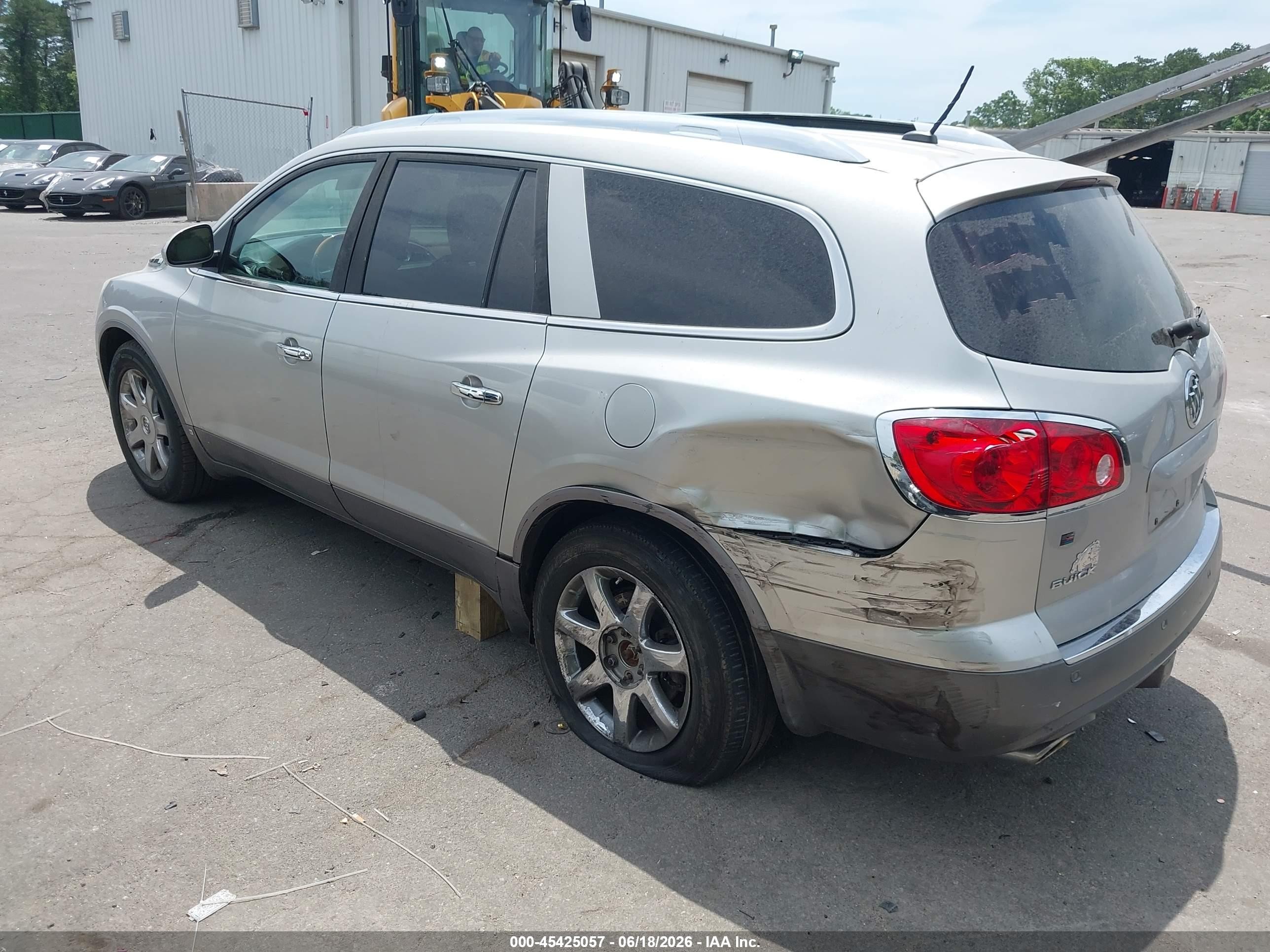 2008 Buick Enclave Cxl Silver vin: 5GAEV23778J289350