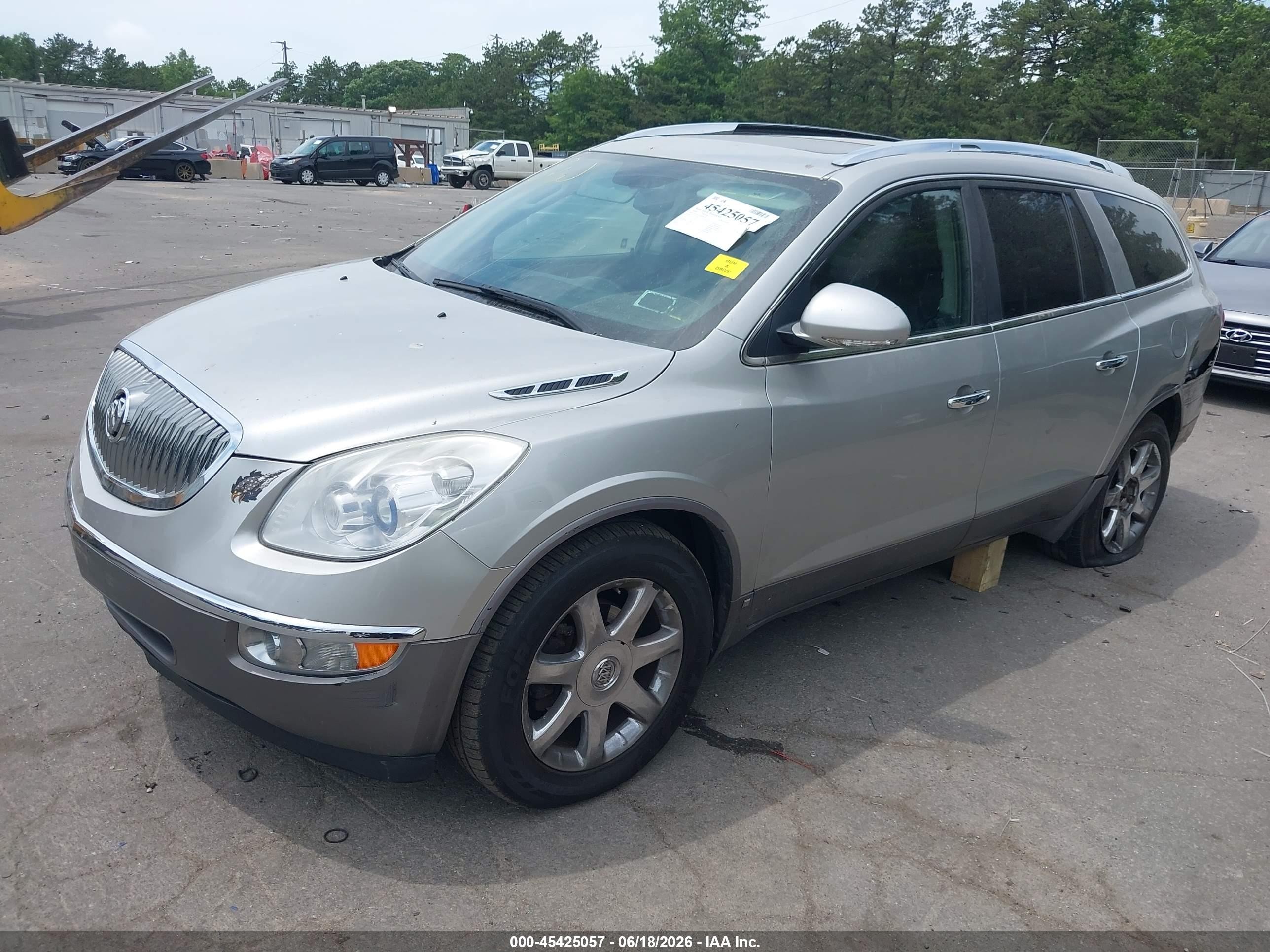 2008 Buick Enclave Cxl Silver vin: 5GAEV23778J289350