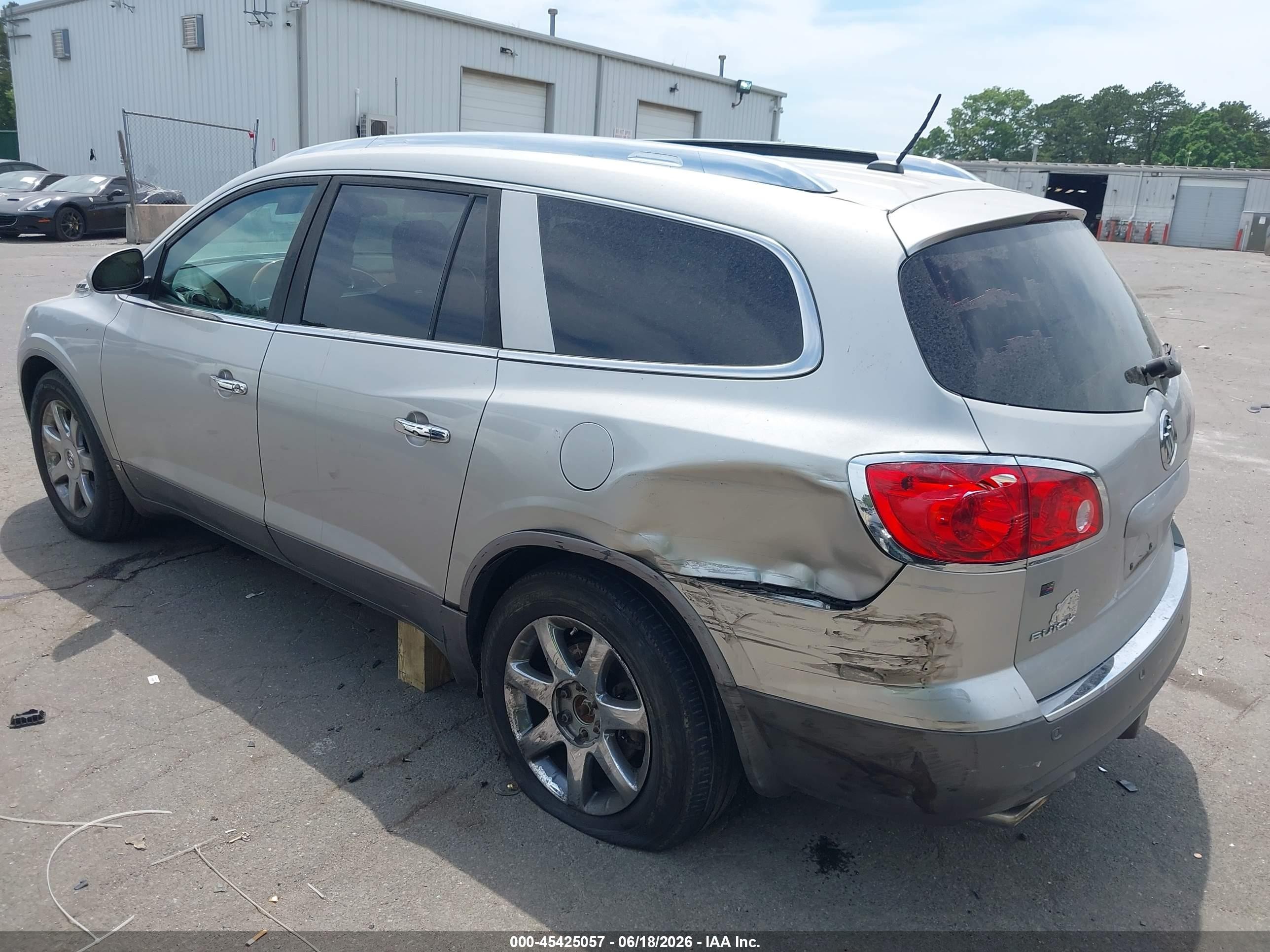 2008 Buick Enclave Cxl Silver vin: 5GAEV23778J289350