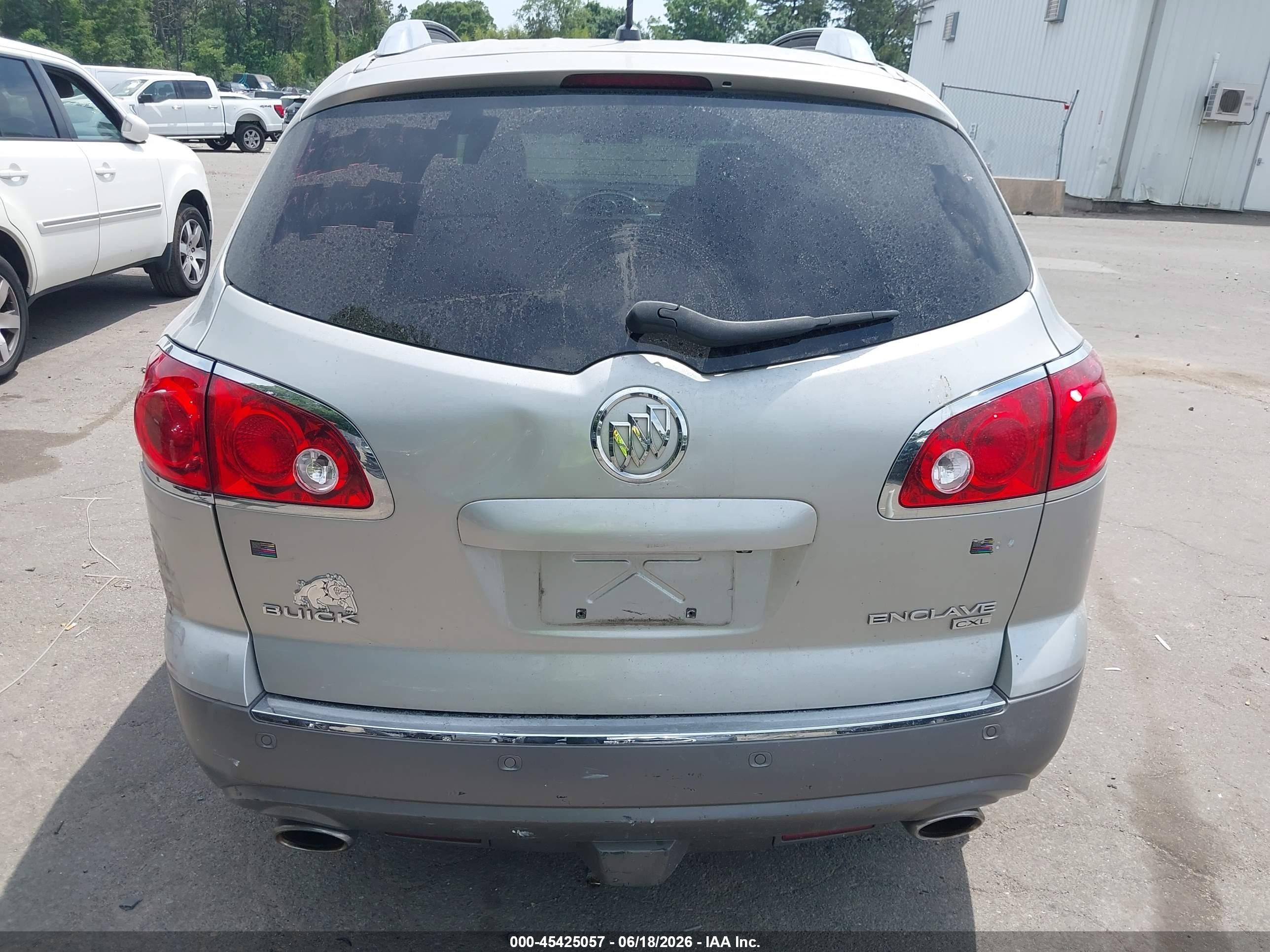 2008 Buick Enclave Cxl Silver vin: 5GAEV23778J289350