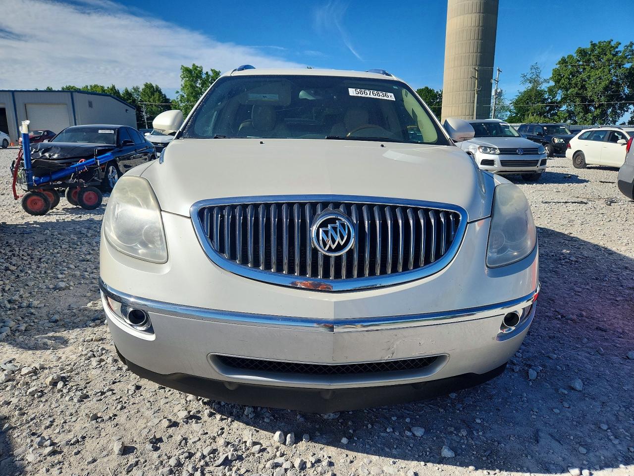2008 Buick Enclave Cxl Cream vin: 5GAEV23778J297223