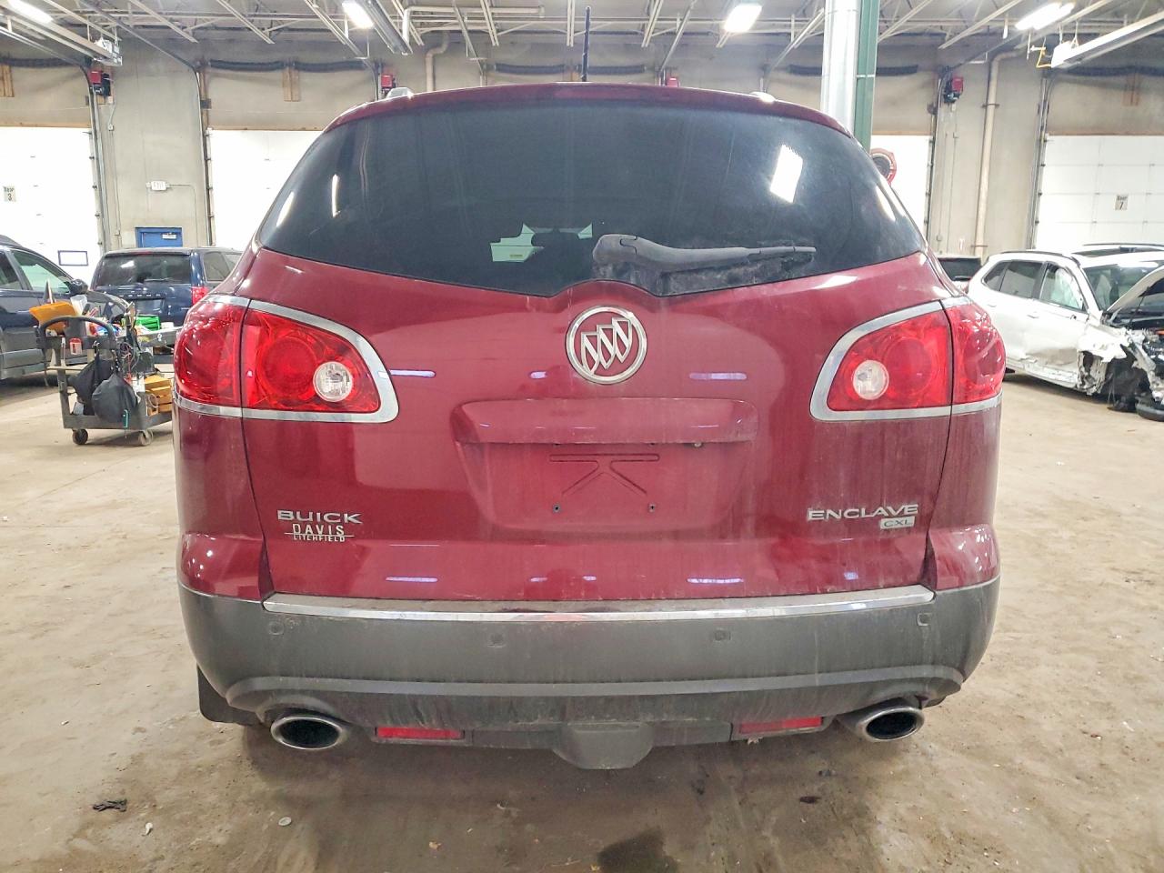 2008 Buick Enclave Cxl Red vin: 5GAEV23778J306017