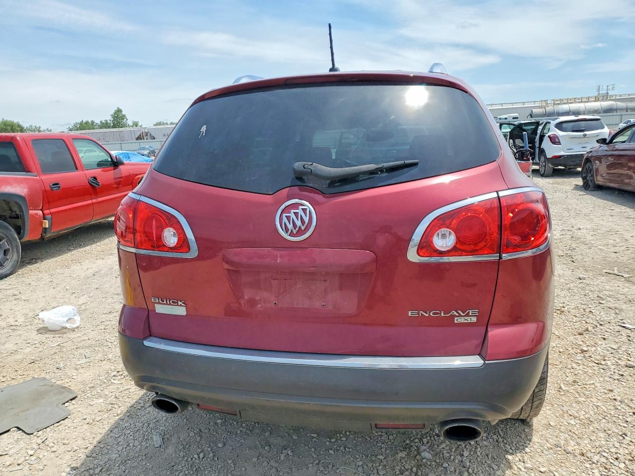 2008 Buick Enclave Cxl Maroon vin: 5GAEV23788J111950
