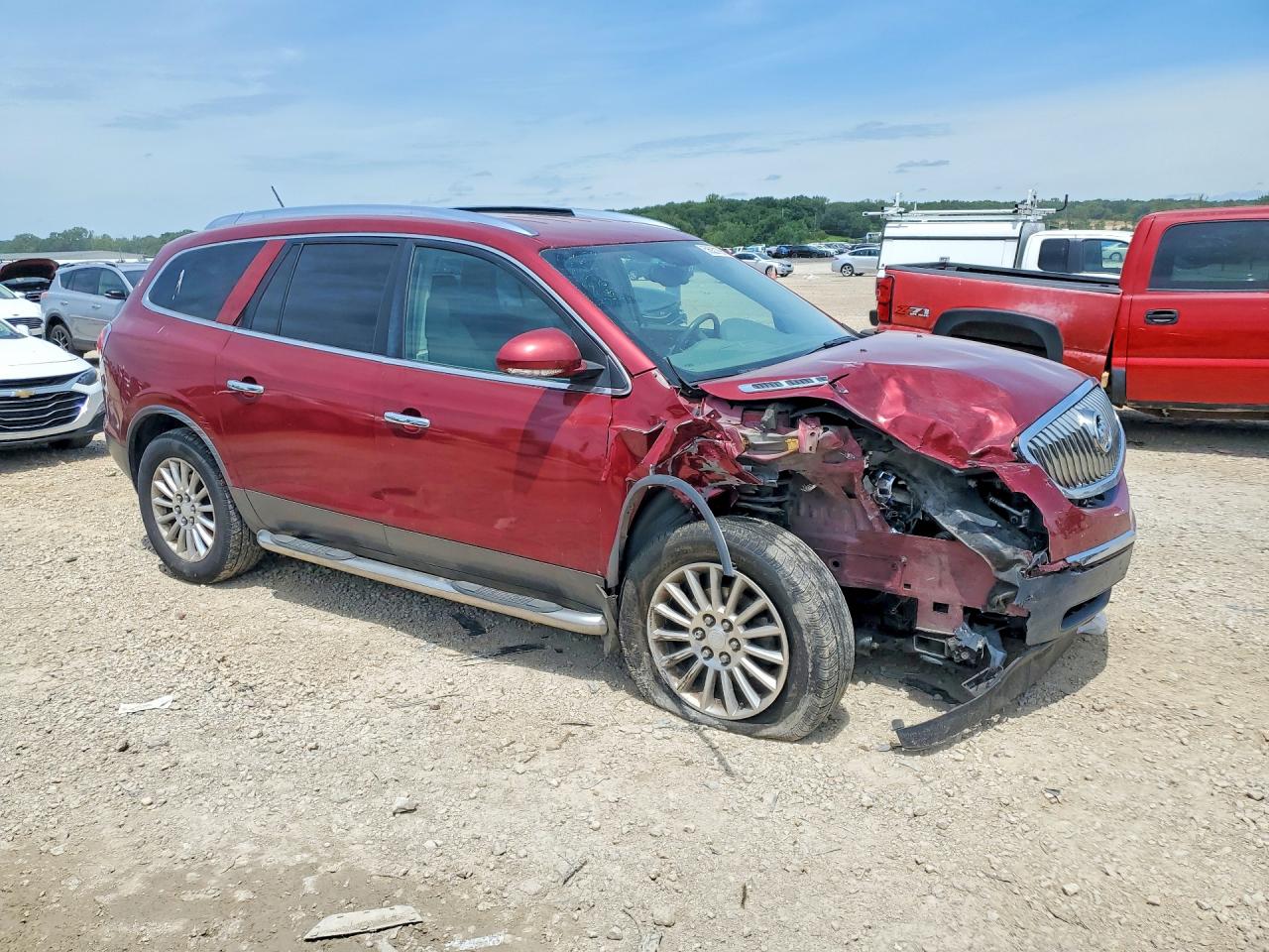 2008 Buick Enclave Cxl Maroon vin: 5GAEV23788J111950