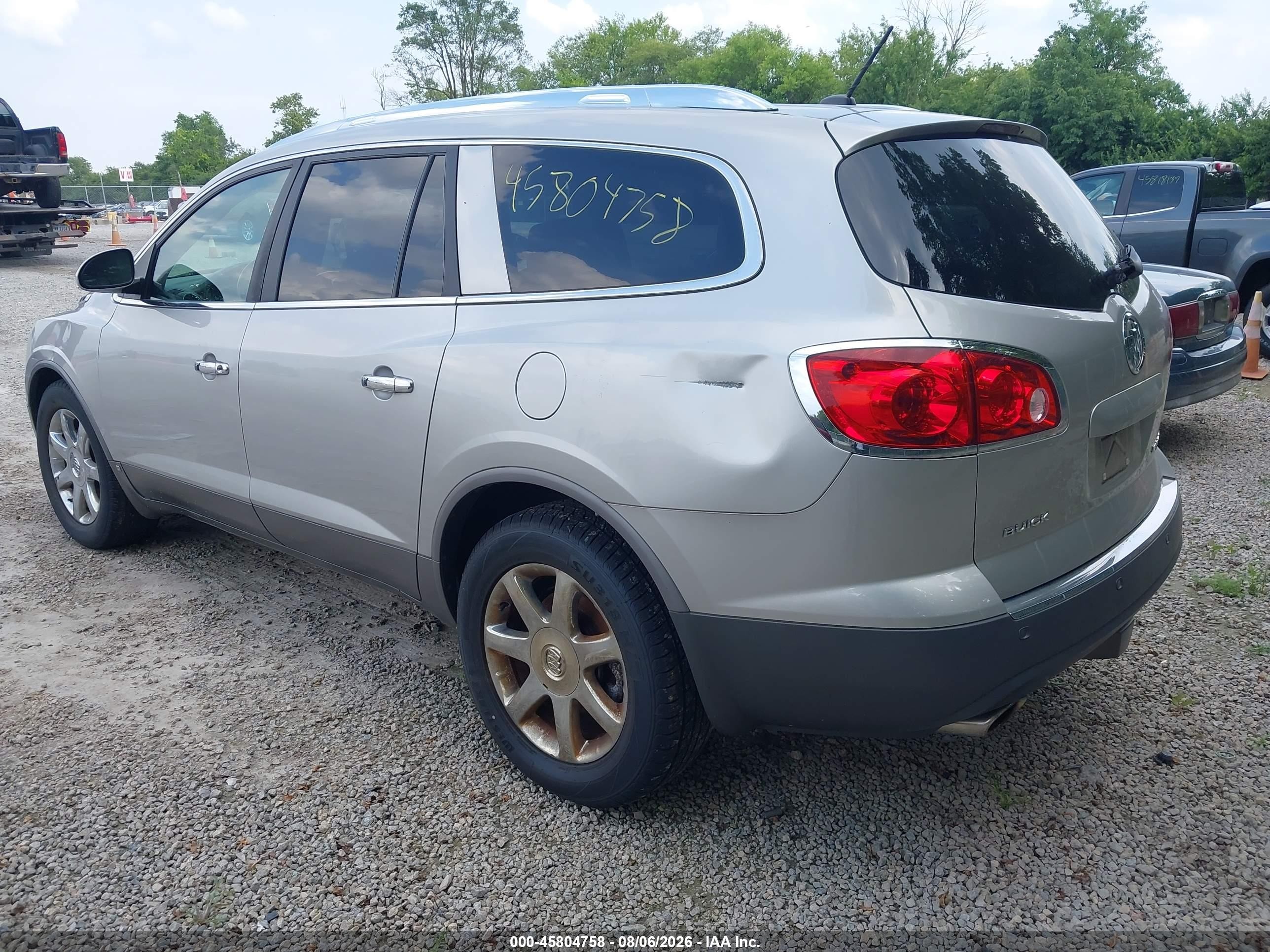 2008 Buick Enclave Cxl Silver vin: 5GAEV23788J144799