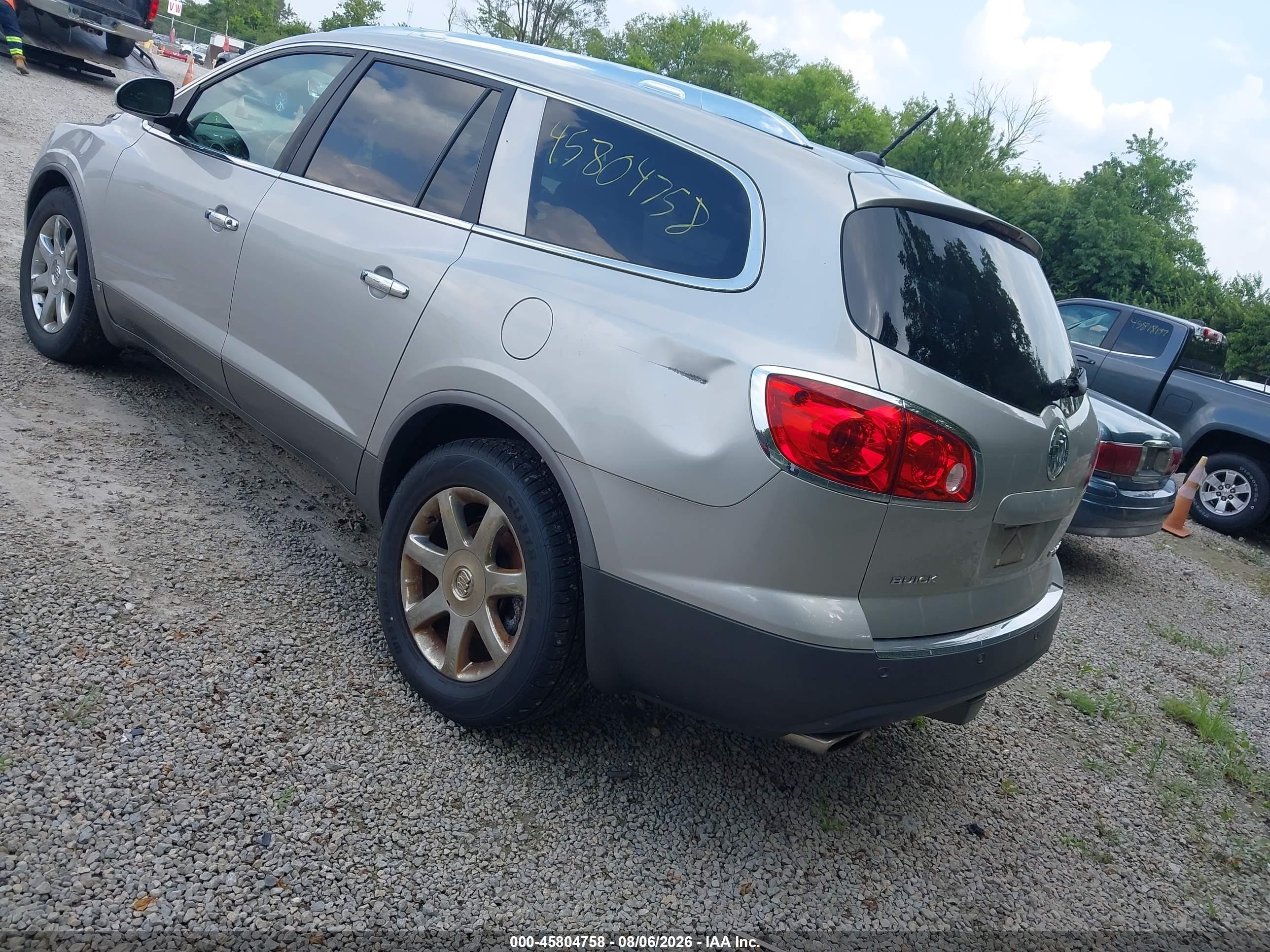 2008 Buick Enclave Cxl Silver vin: 5GAEV23788J144799