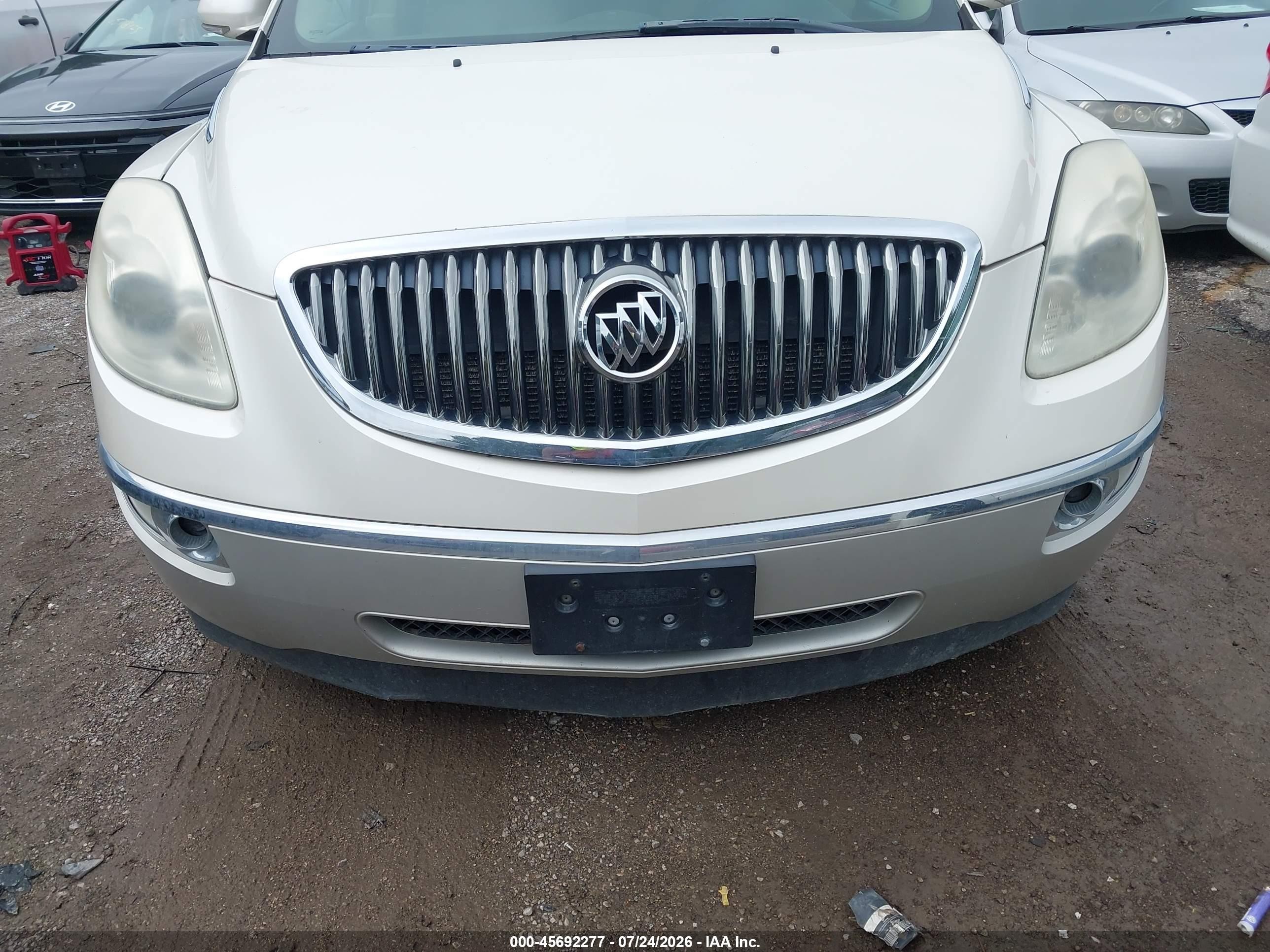 2008 Buick Enclave Cxl White vin: 5GAEV23788J298283