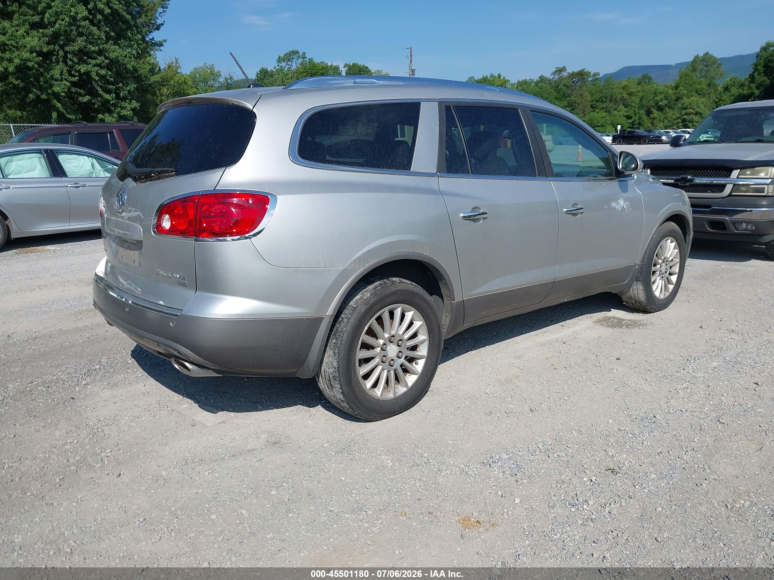 2008 Buick Enclave Cxl Silver vin: 5GAEV23798J105008