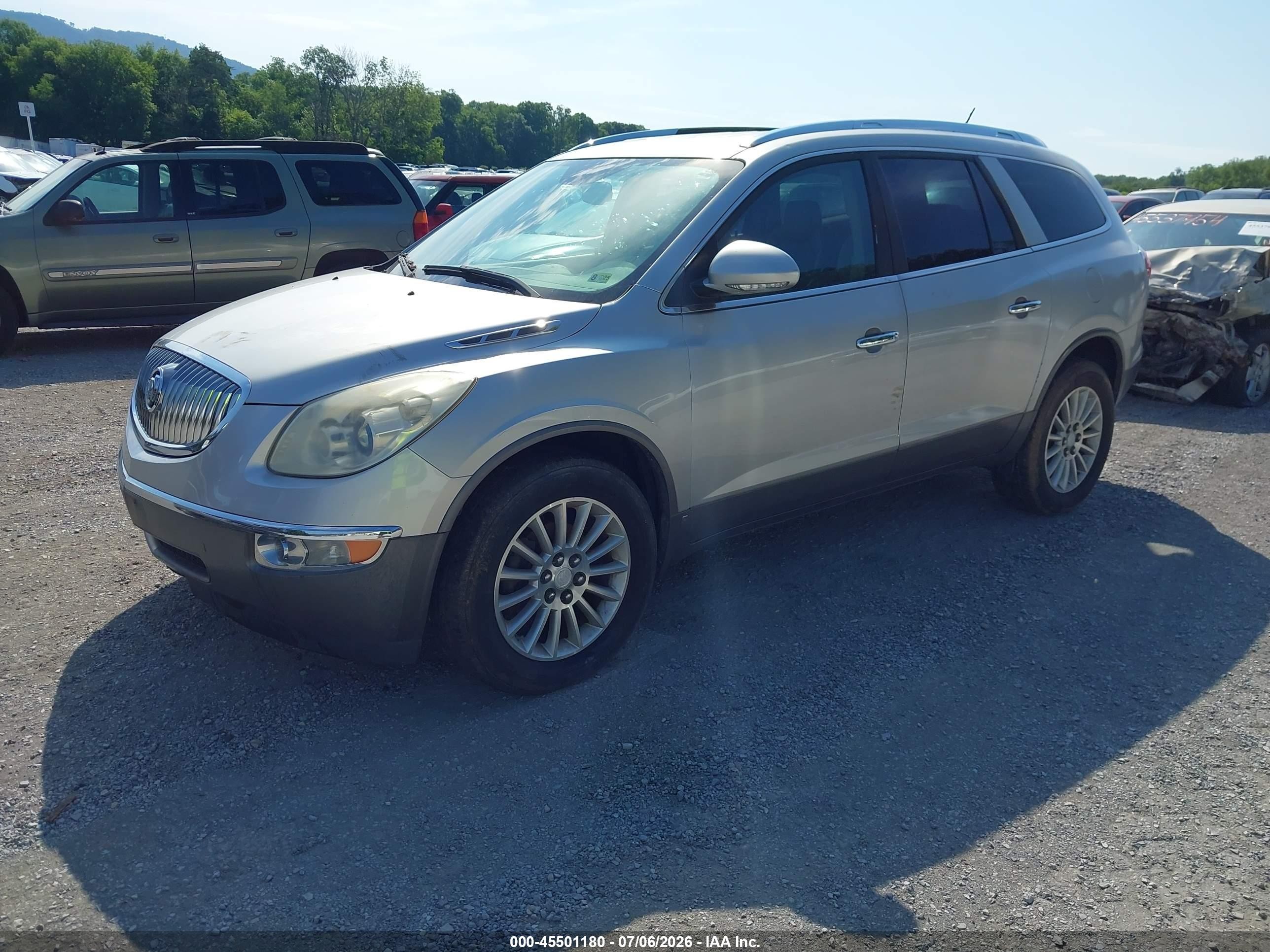 2008 Buick Enclave Cxl Silver vin: 5GAEV23798J105008