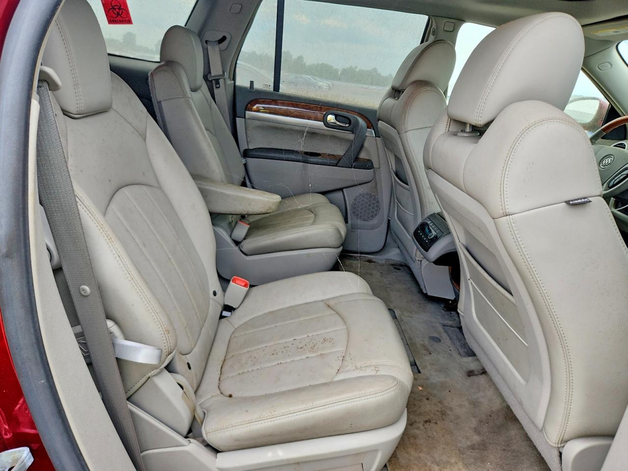 2008 Buick Enclave Cxl Burgundy vin: 5GAEV237X8J230941