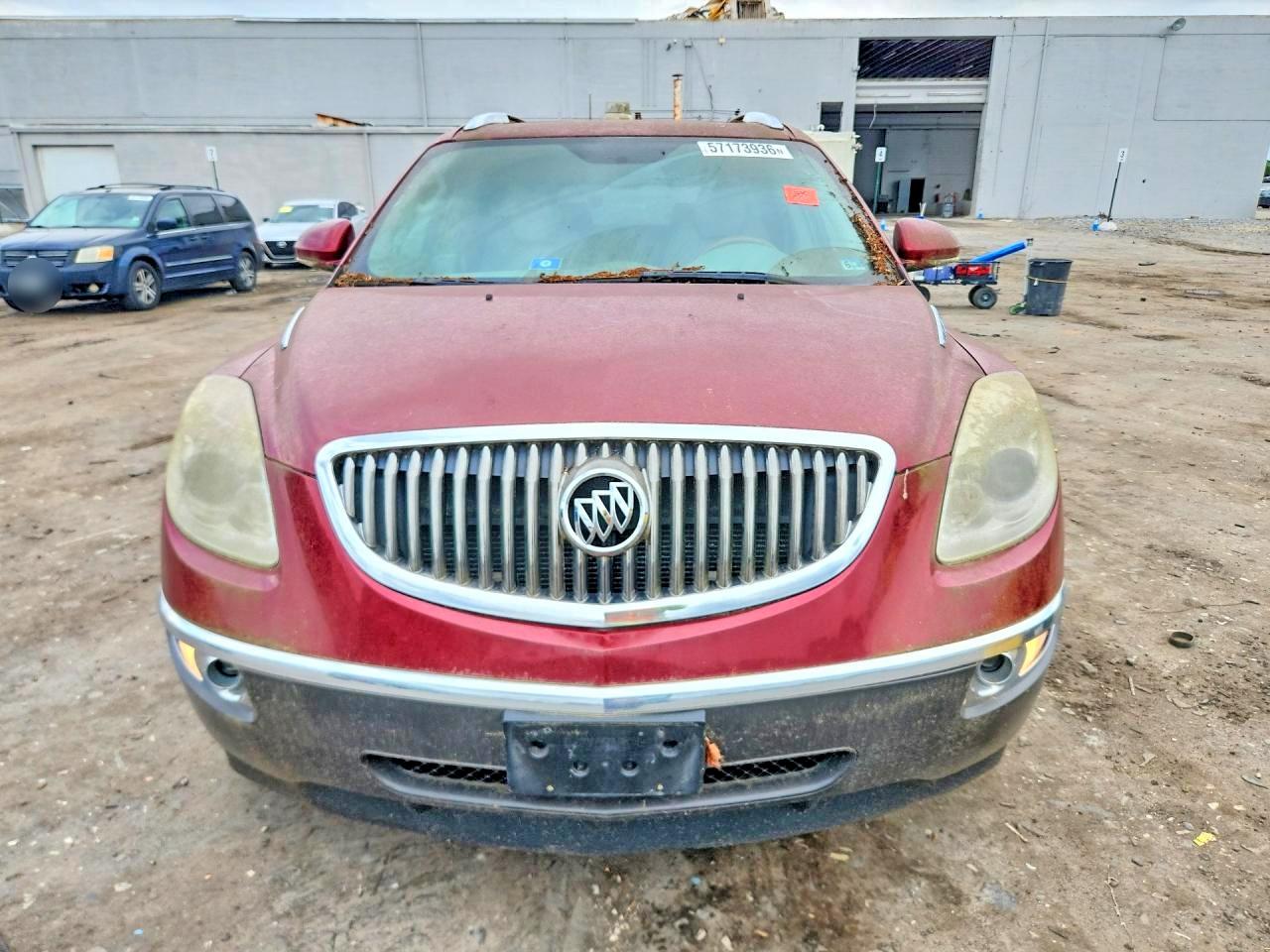 2008 Buick Enclave Cxl Burgundy vin: 5GAEV237X8J230941