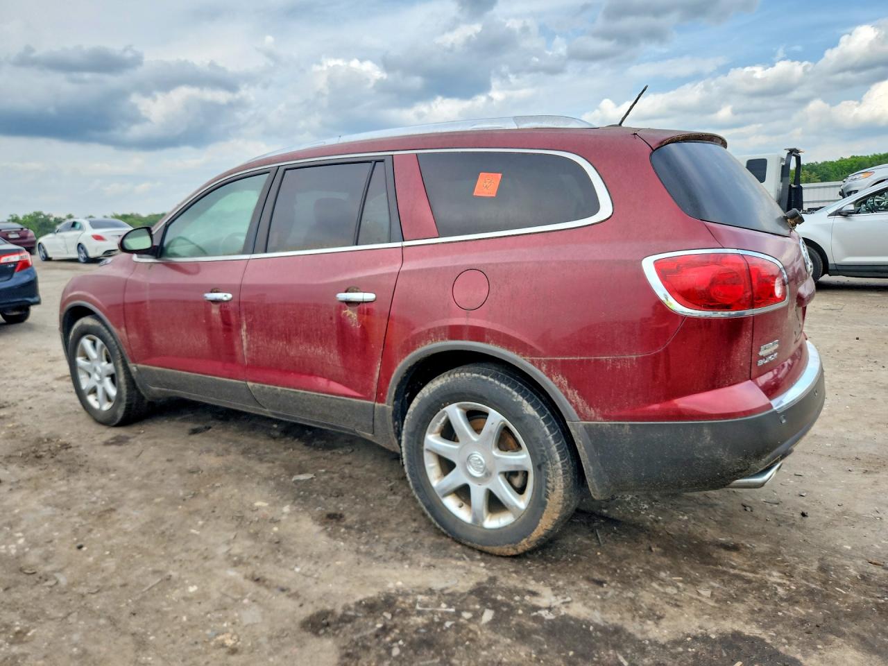 2008 Buick Enclave Cxl Burgundy vin: 5GAEV237X8J230941