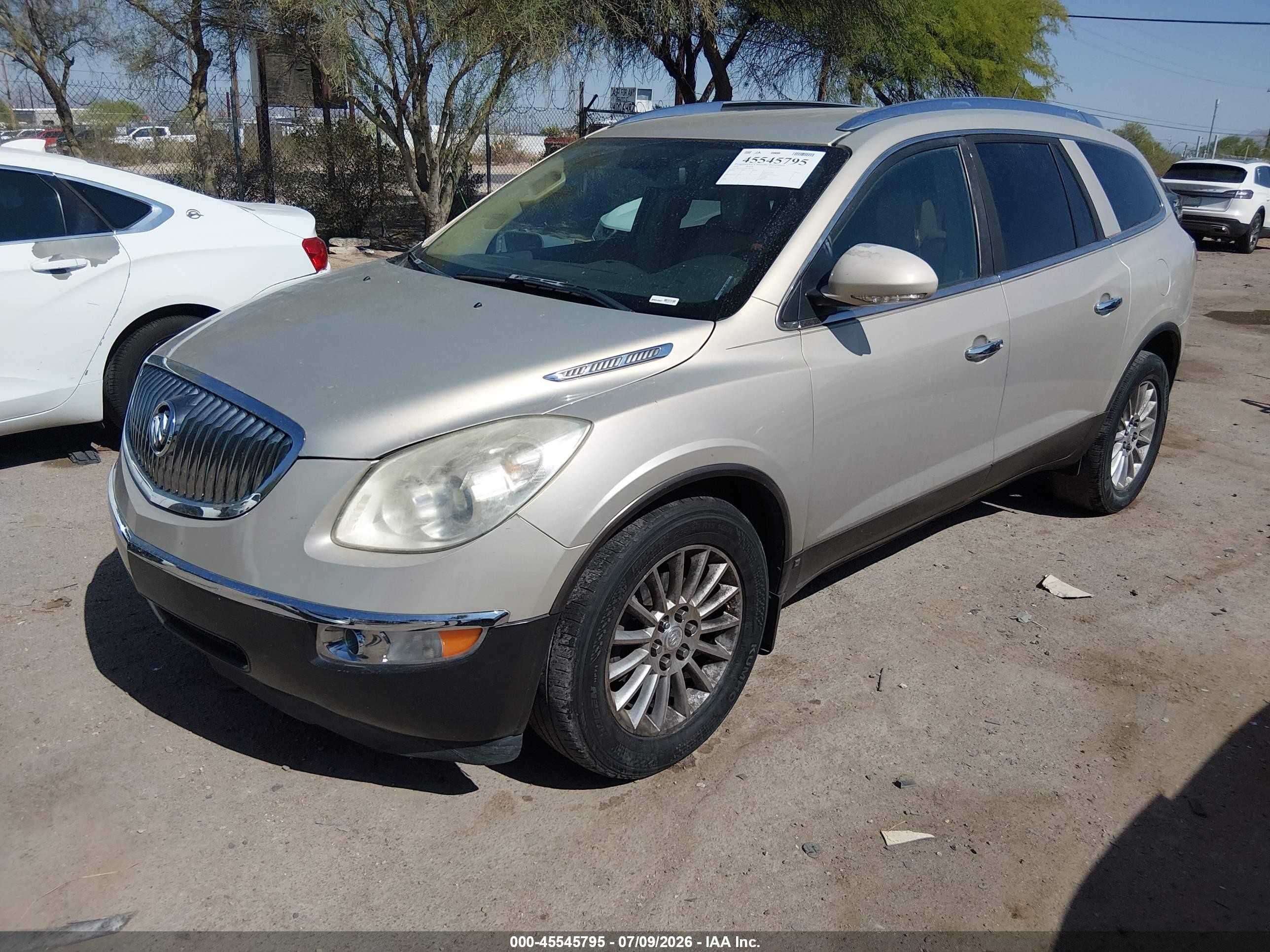 2009 Buick Enclave Cxl Gold vin: 5GAEV23D39J159525