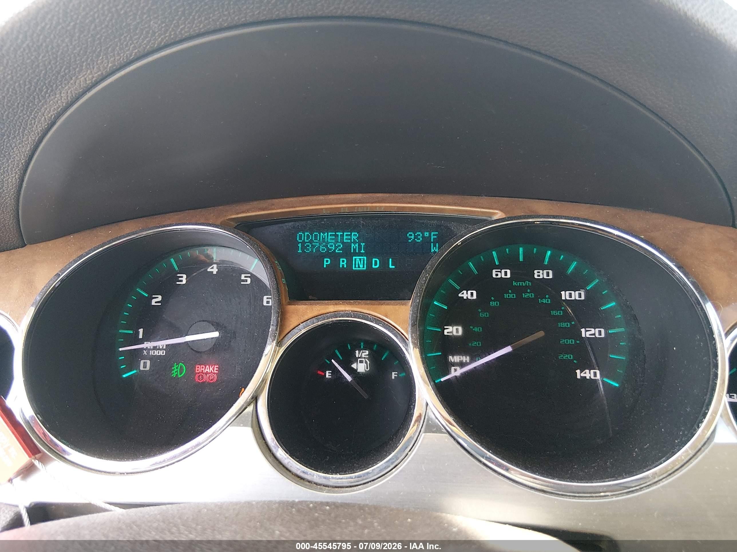 2009 Buick Enclave Cxl Gold vin: 5GAEV23D39J159525