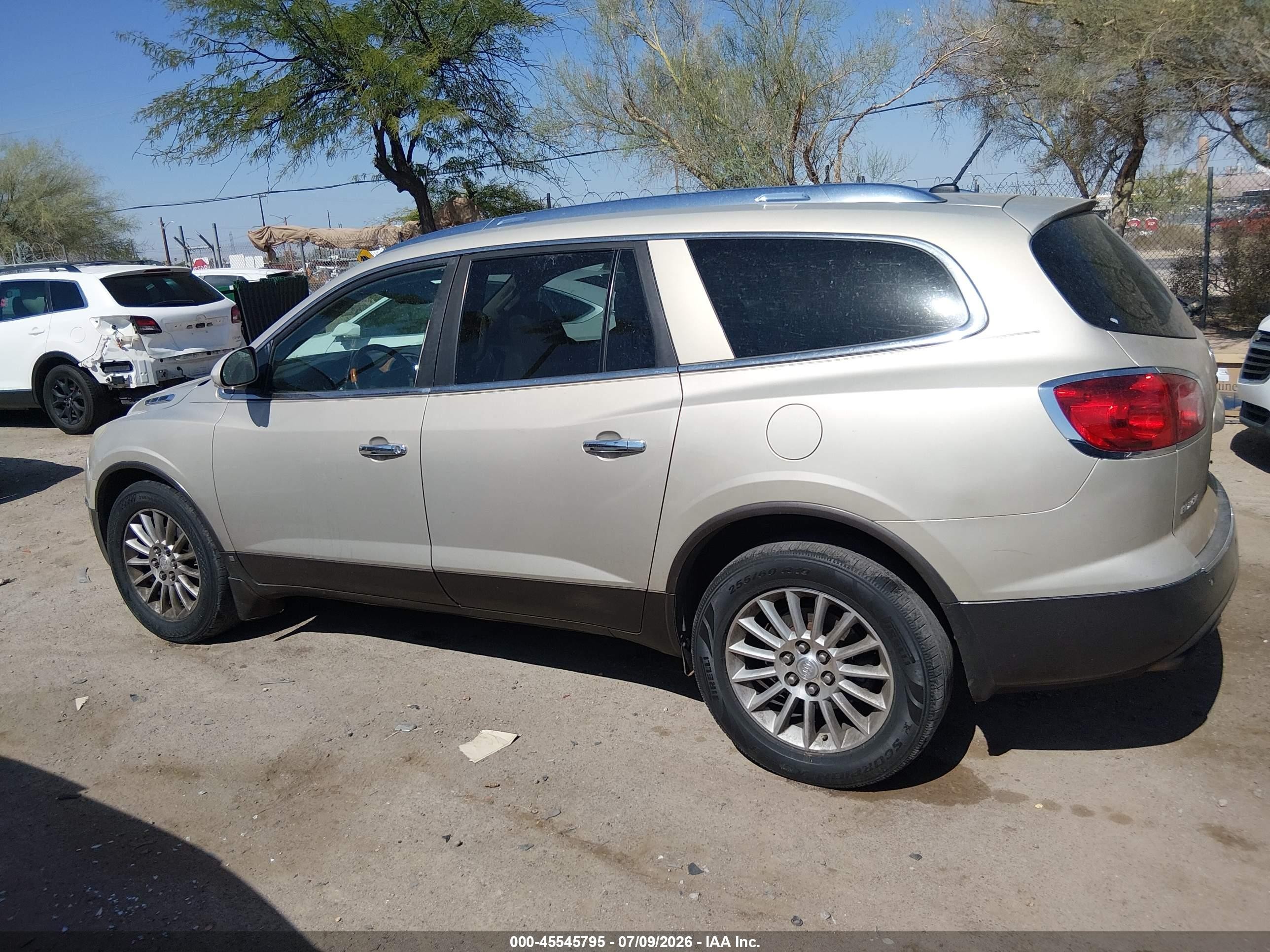 2009 Buick Enclave Cxl Gold vin: 5GAEV23D39J159525