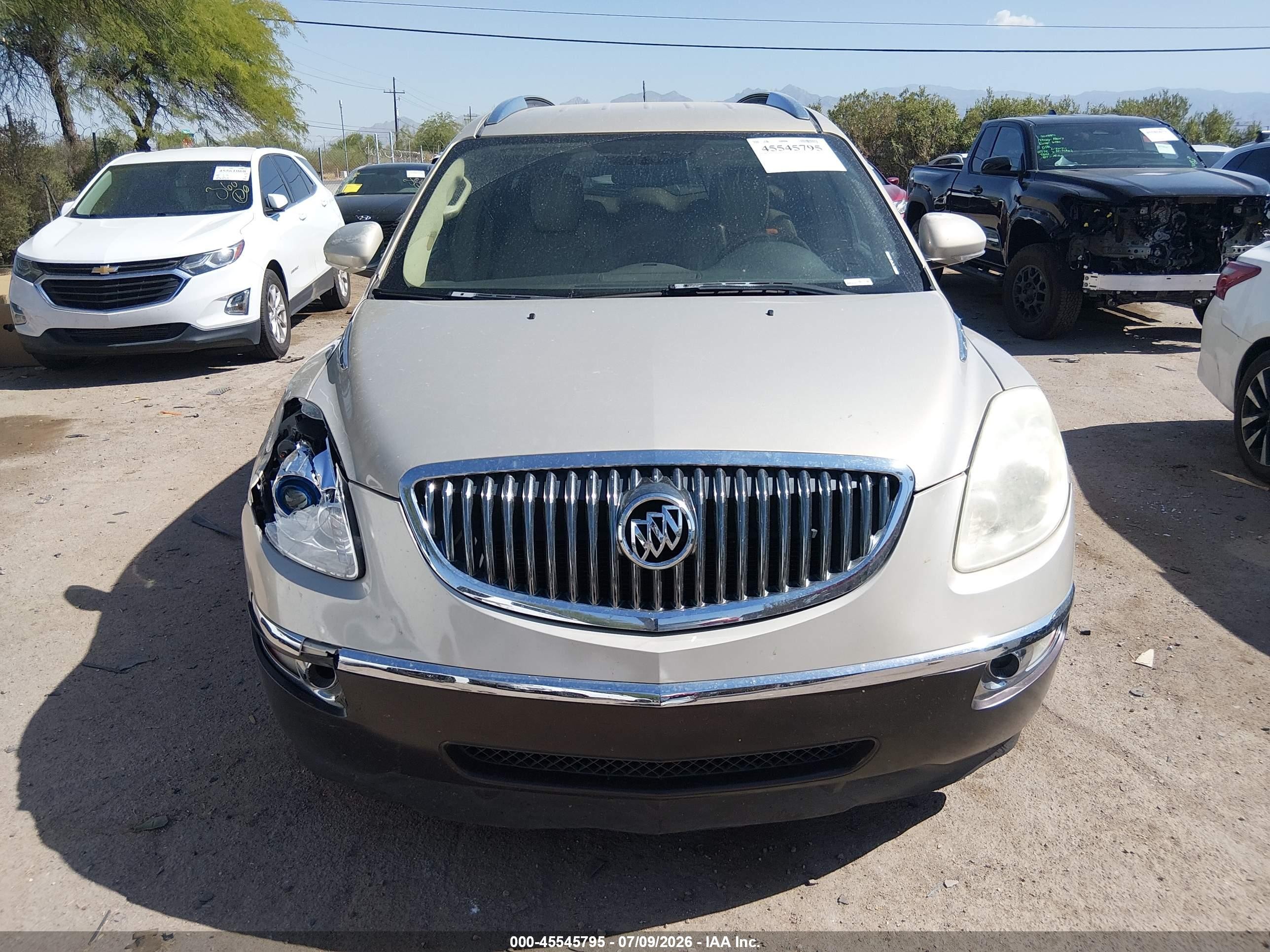 2009 Buick Enclave Cxl Gold vin: 5GAEV23D39J159525