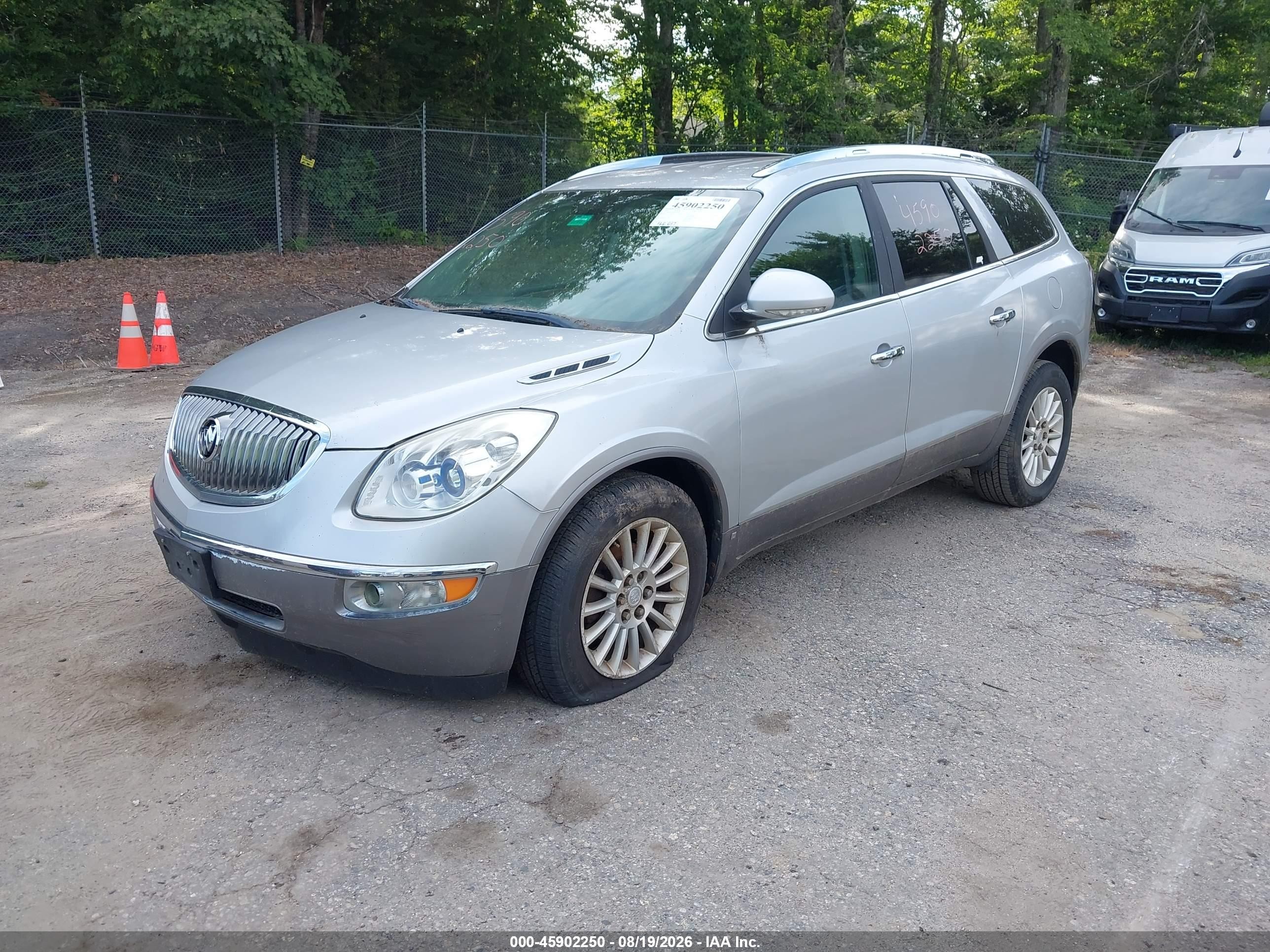 2009 Buick Enclave Cxl Silver vin: 5GAEV23D49J126825