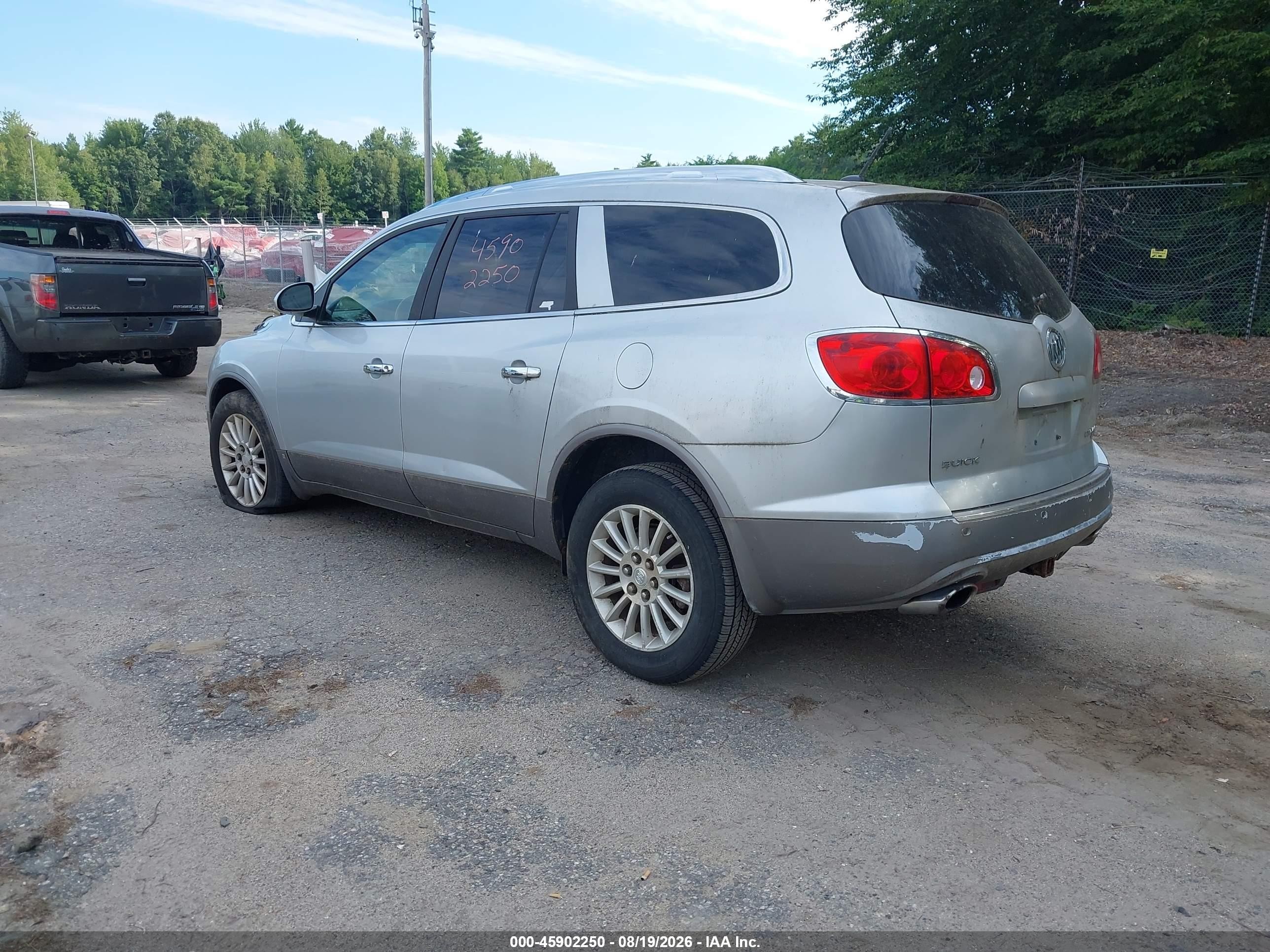 2009 Buick Enclave Cxl Silver vin: 5GAEV23D49J126825