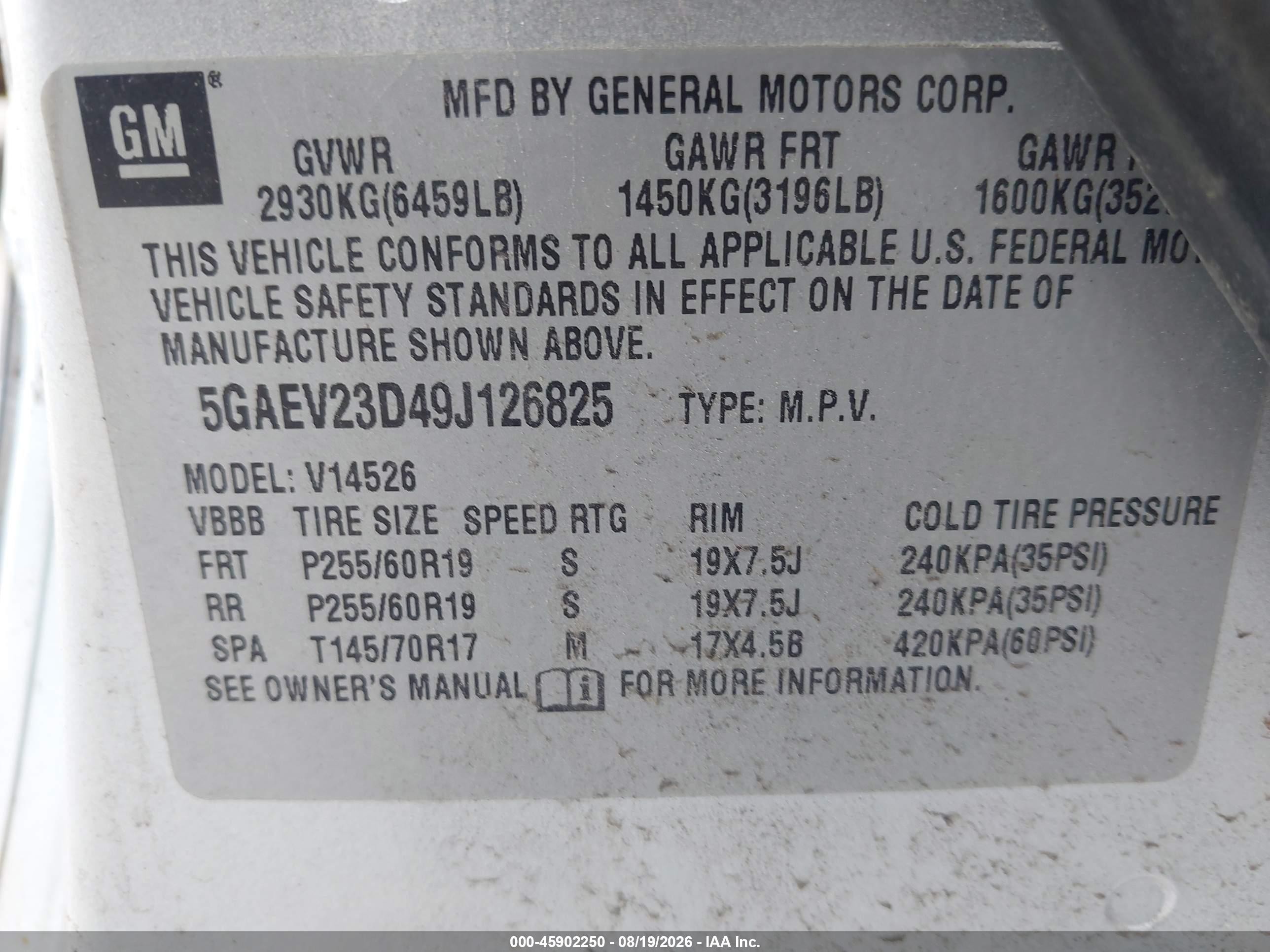 2009 Buick Enclave Cxl Silver vin: 5GAEV23D49J126825